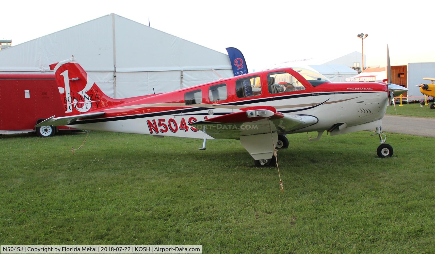 N504SJ, 1981 Beech A36 Bonanza 36 C/N E-1849, OSH 2018