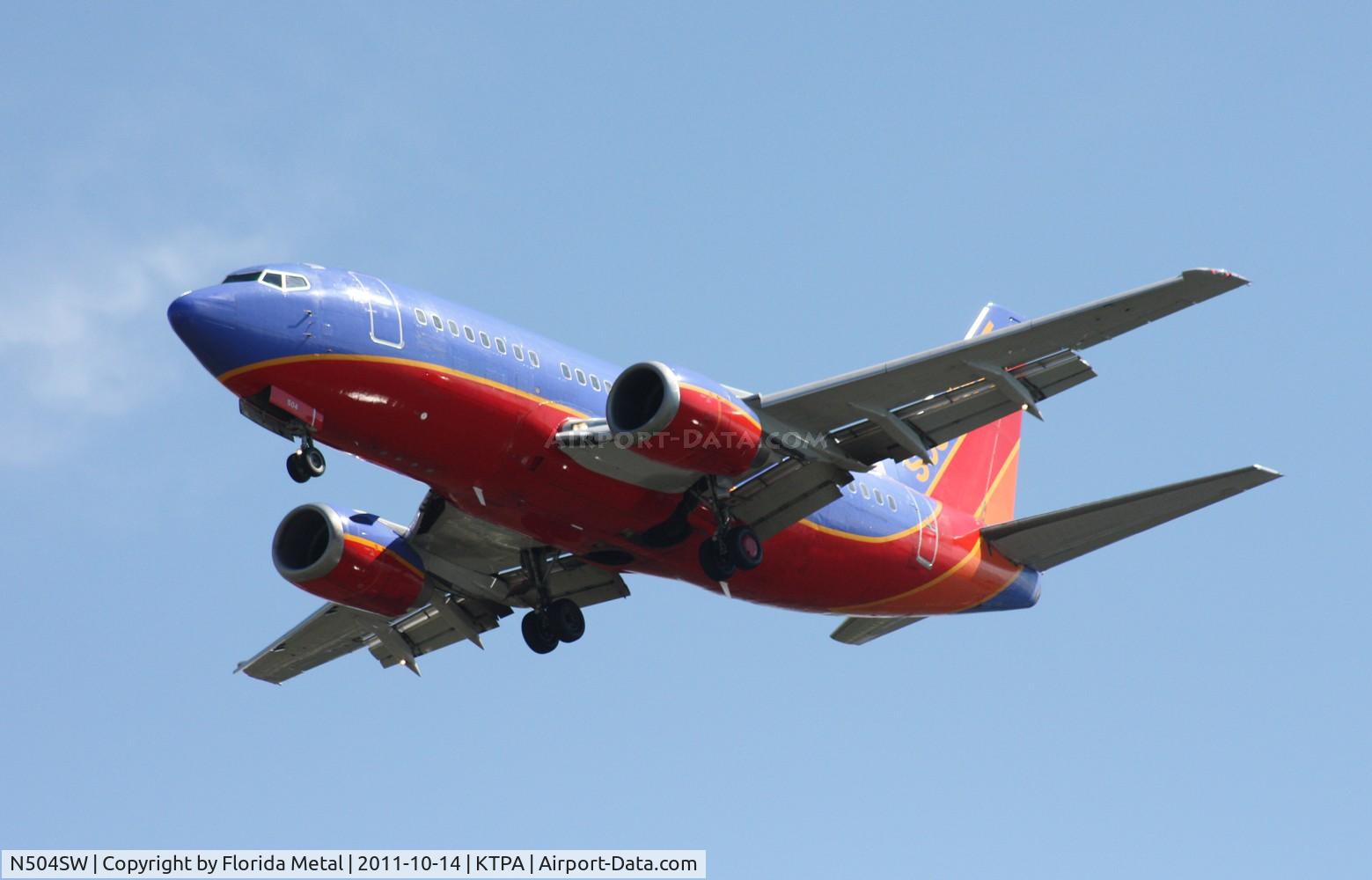 N504SW, 1990 Boeing 737-5H4 C/N 24181, TPA 2011
