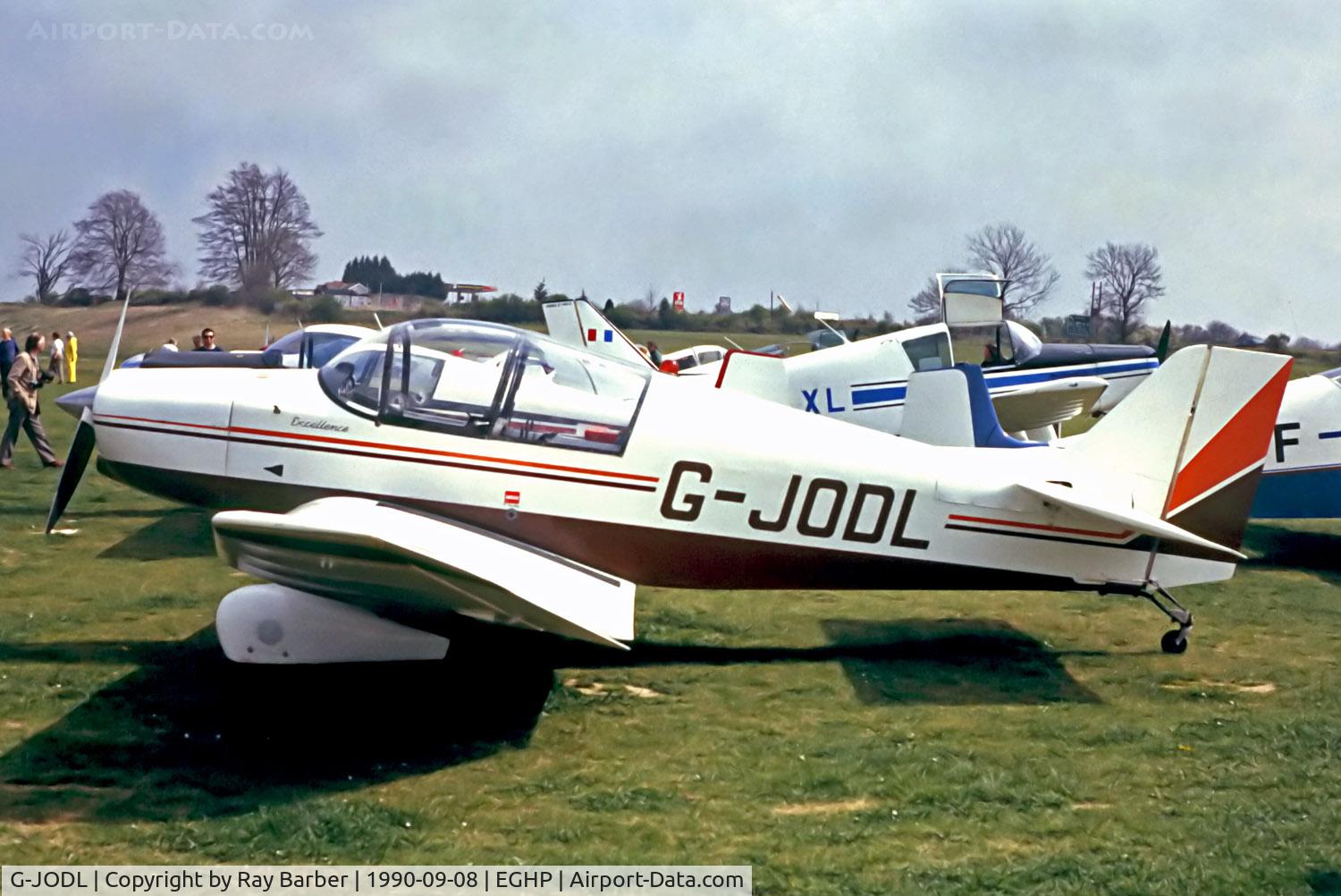 G-JODL, 1960 SAN Jodel DR-1050M Excellence C/N 99, G-JODL   SAN Jodel DR.1051M Excellence [99] Popham~G  @ 08/09/1990