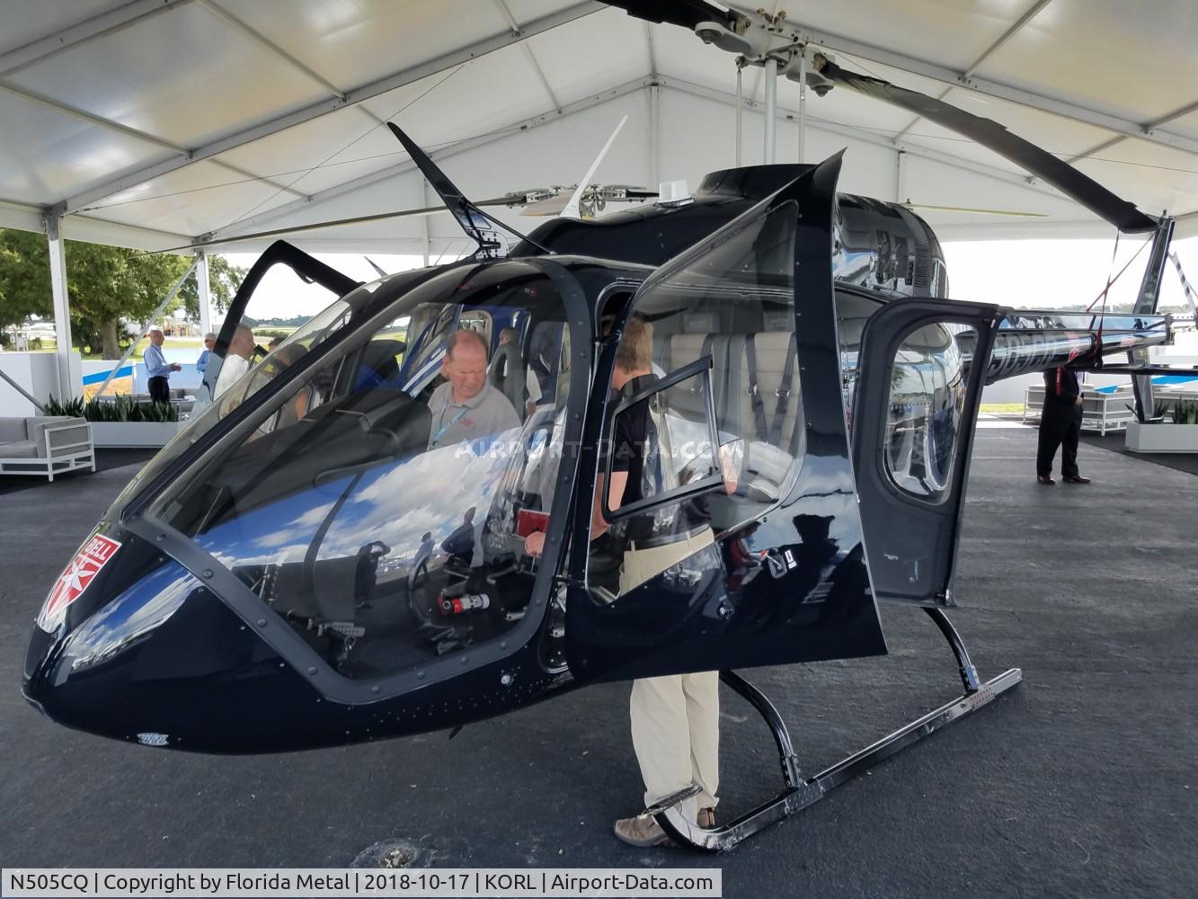 N505CQ, 2018 Bell 505 Jet Ranger X C/N 65055, NBAA 2018