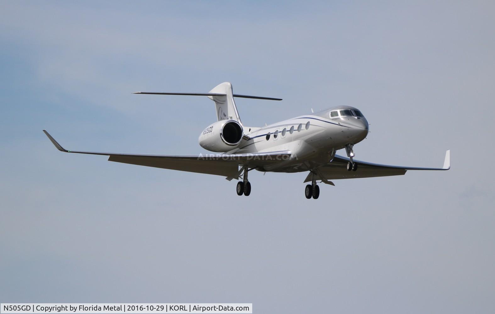N505GD, 2016 Gulfstream Aerospace GVII-G500 C/N 72005, NBAA 2016