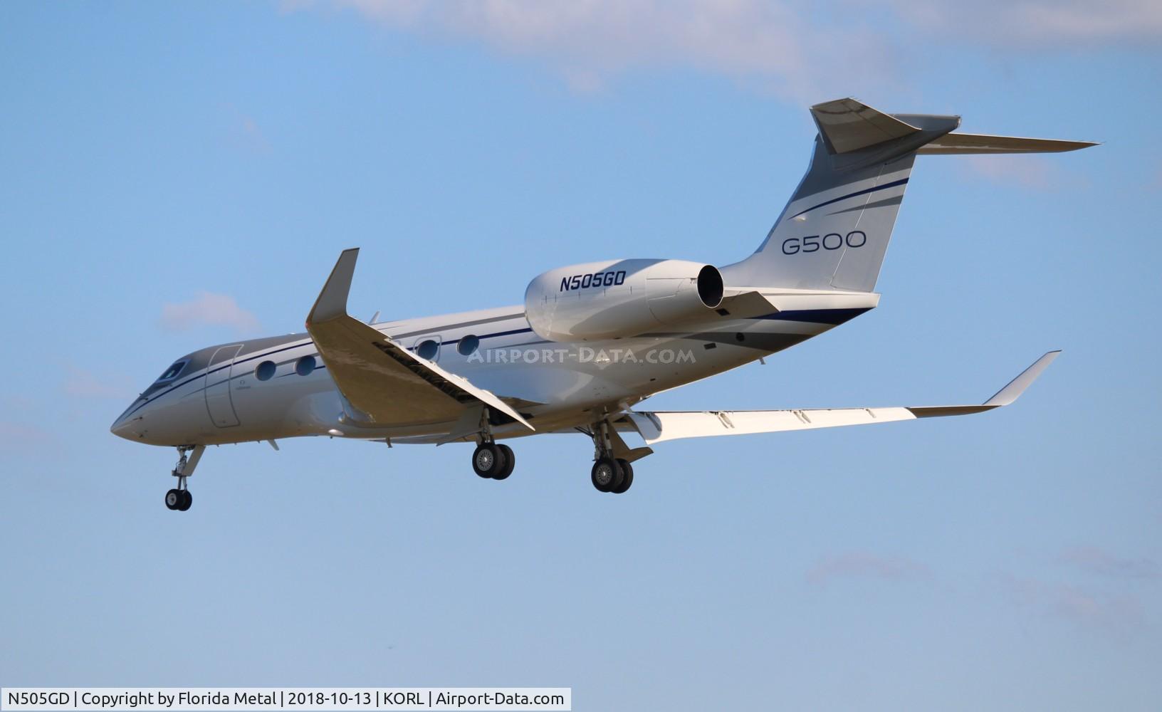 N505GD, 2016 Gulfstream Aerospace GVII-G500 C/N 72005, NBAA 2018