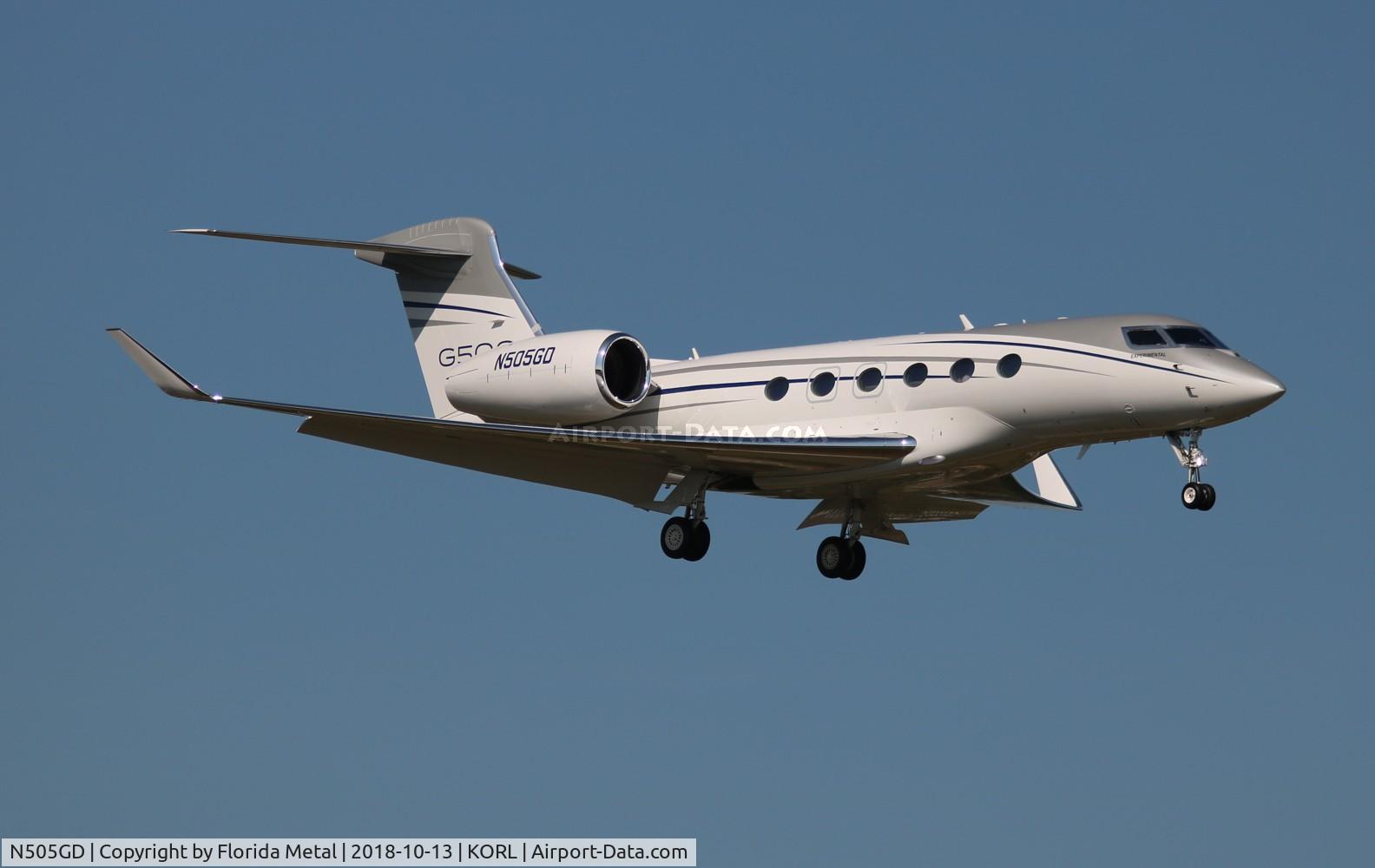 N505GD, 2016 Gulfstream Aerospace GVII-G500 C/N 72005, NBAA 2018