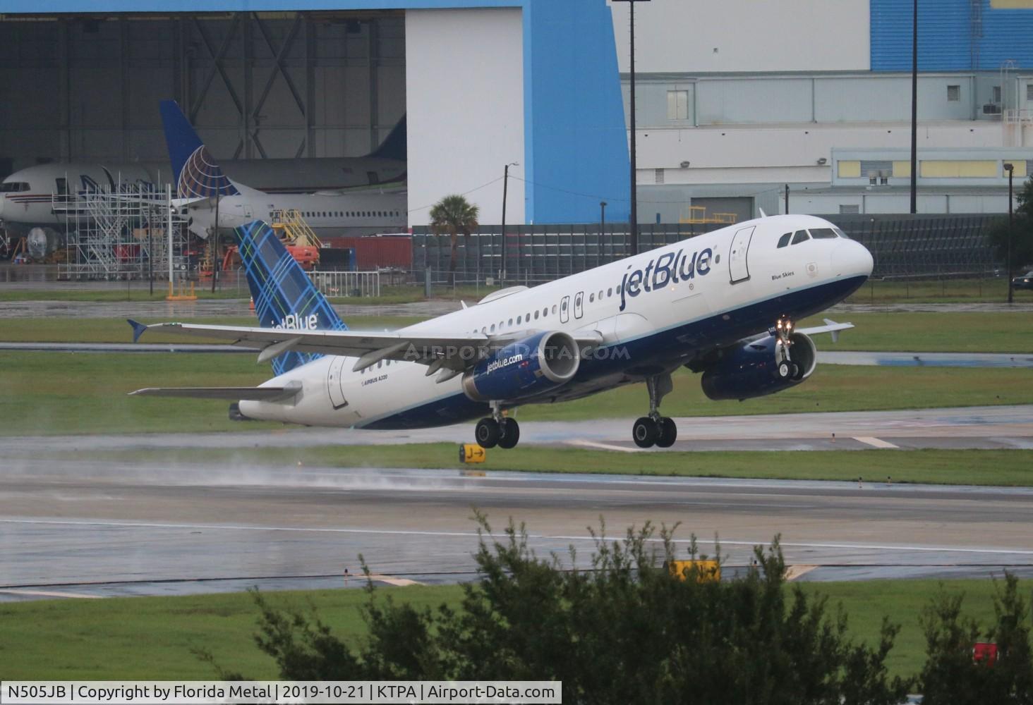 N505JB, 2000 Airbus A320-232 C/N 1173, TPA 2019