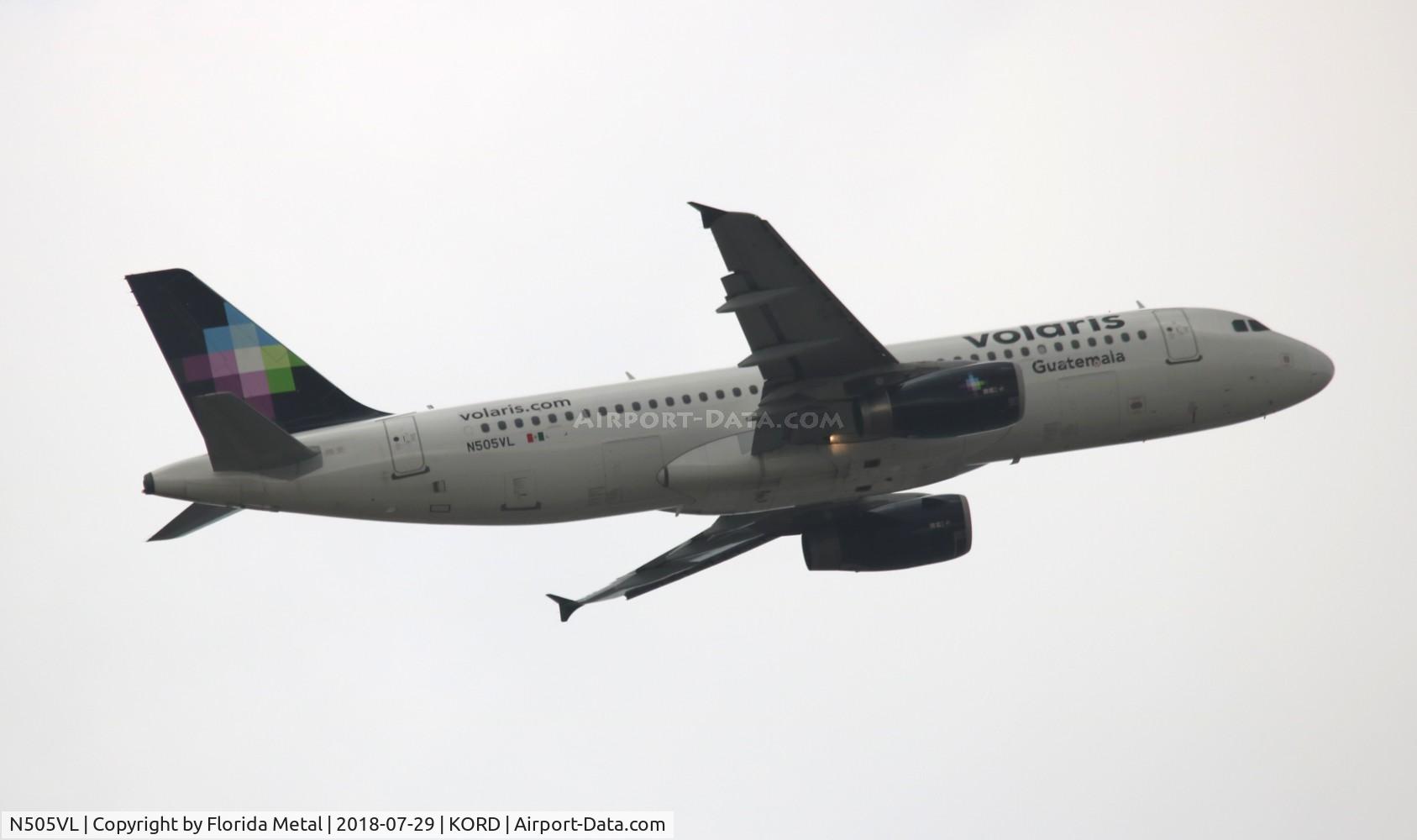 N505VL, 2011 Airbus A320-233 C/N 4798, ORD 2018