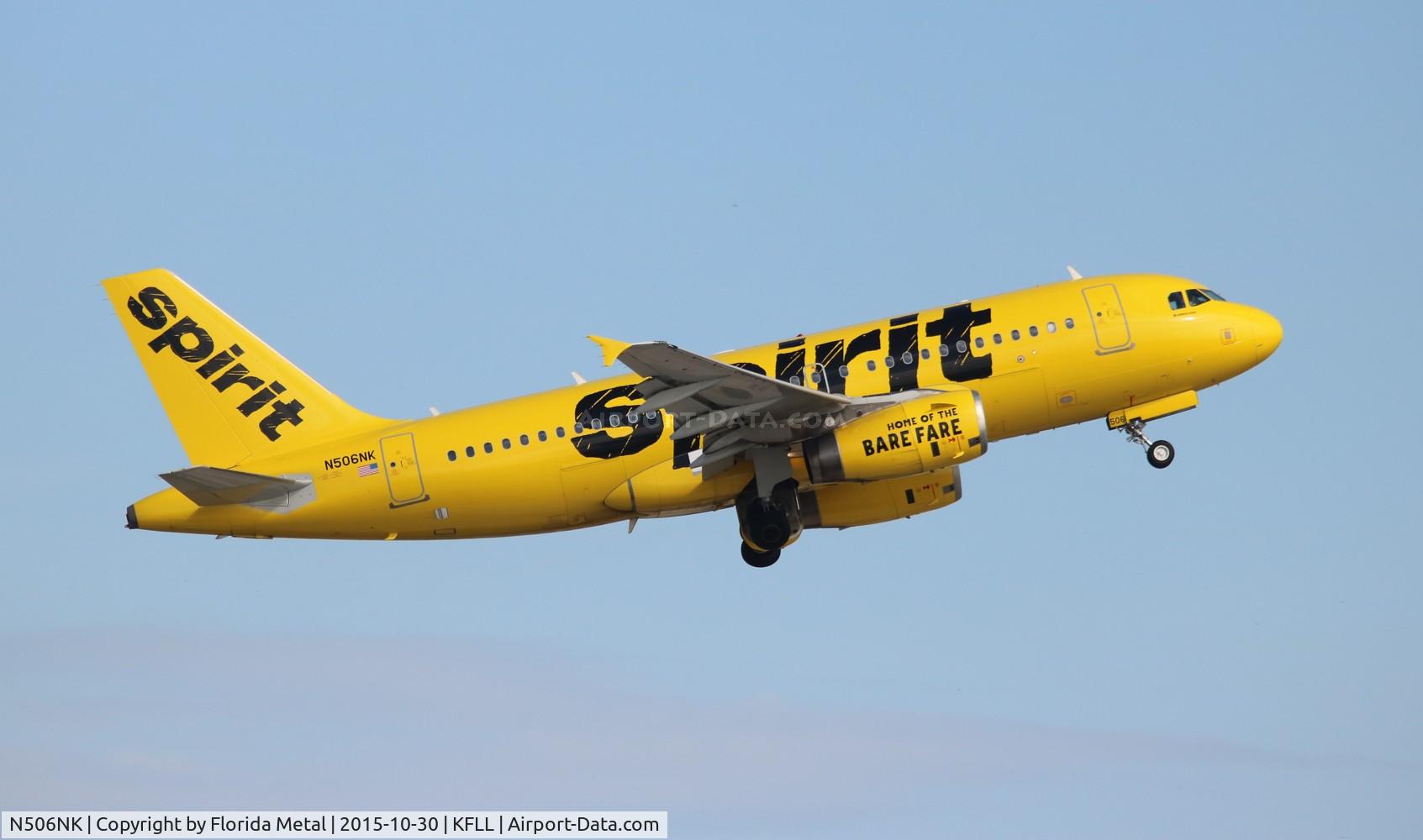 N506NK, 2005 Airbus A319-132 C/N 2490, FLL 2015