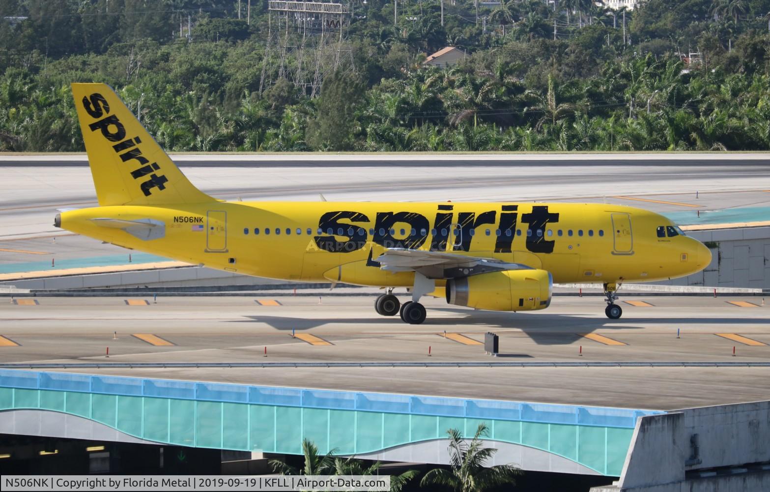 N506NK, 2005 Airbus A319-132 C/N 2490, FLL 2019