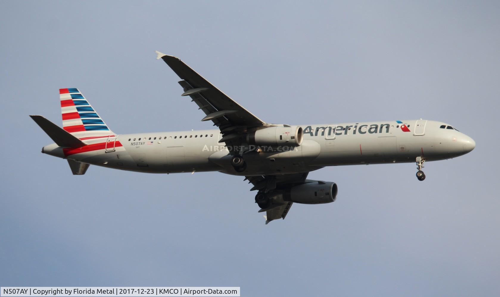 N507AY, 2008 Airbus A321-231 C/N 3712, MCO 2017