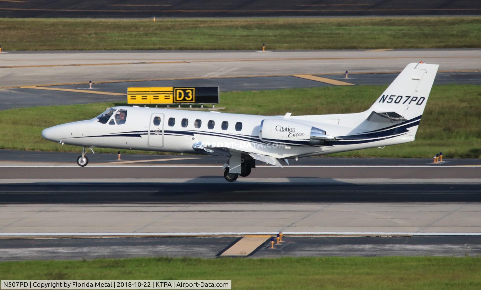 N507PD, 2002 Cessna 560 Citation Encore C/N 560-0596, TPA 2018