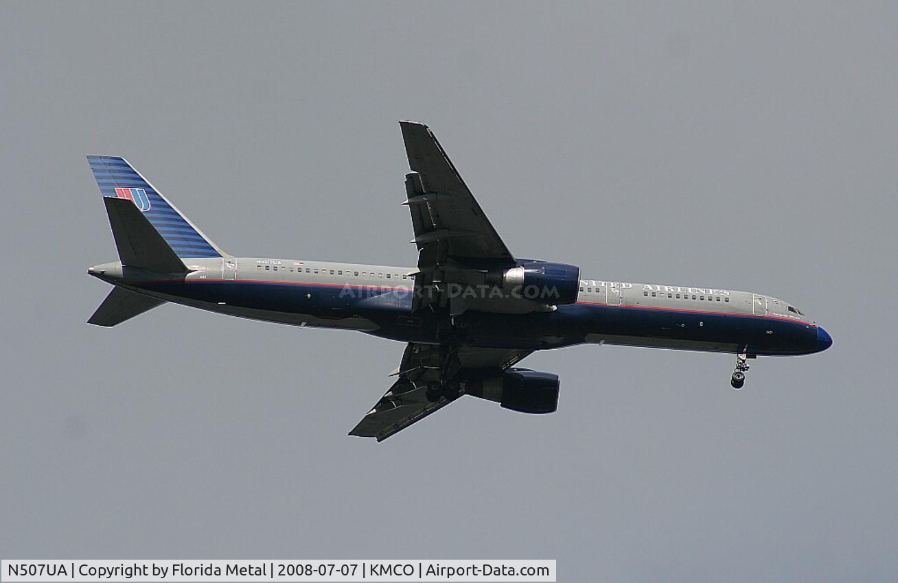 N507UA, 1990 Boeing 757-222F C/N 24743, MCO 2008