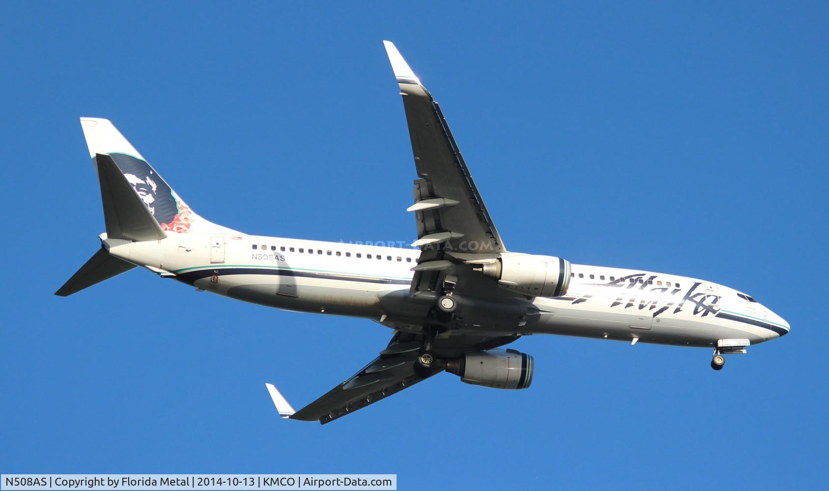 N508AS, 2008 Boeing 737-890 C/N 35691, MCO 2014