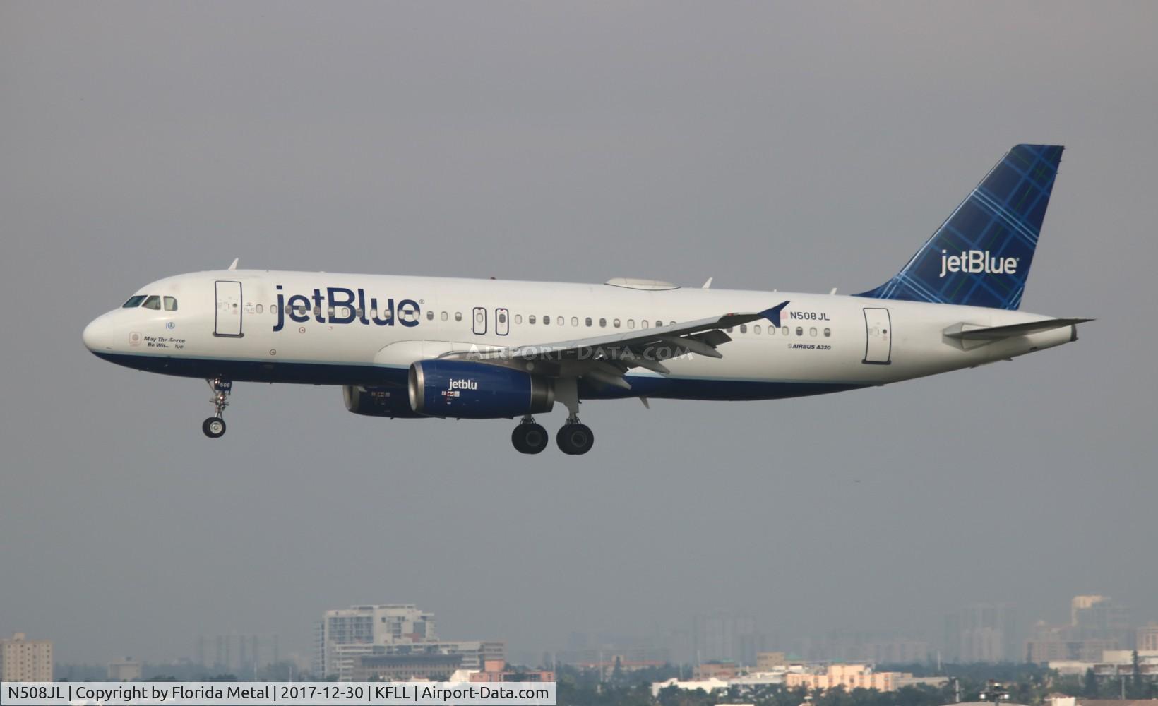 N508JL, 2000 Airbus A320-232 C/N 1257, FLL 2017