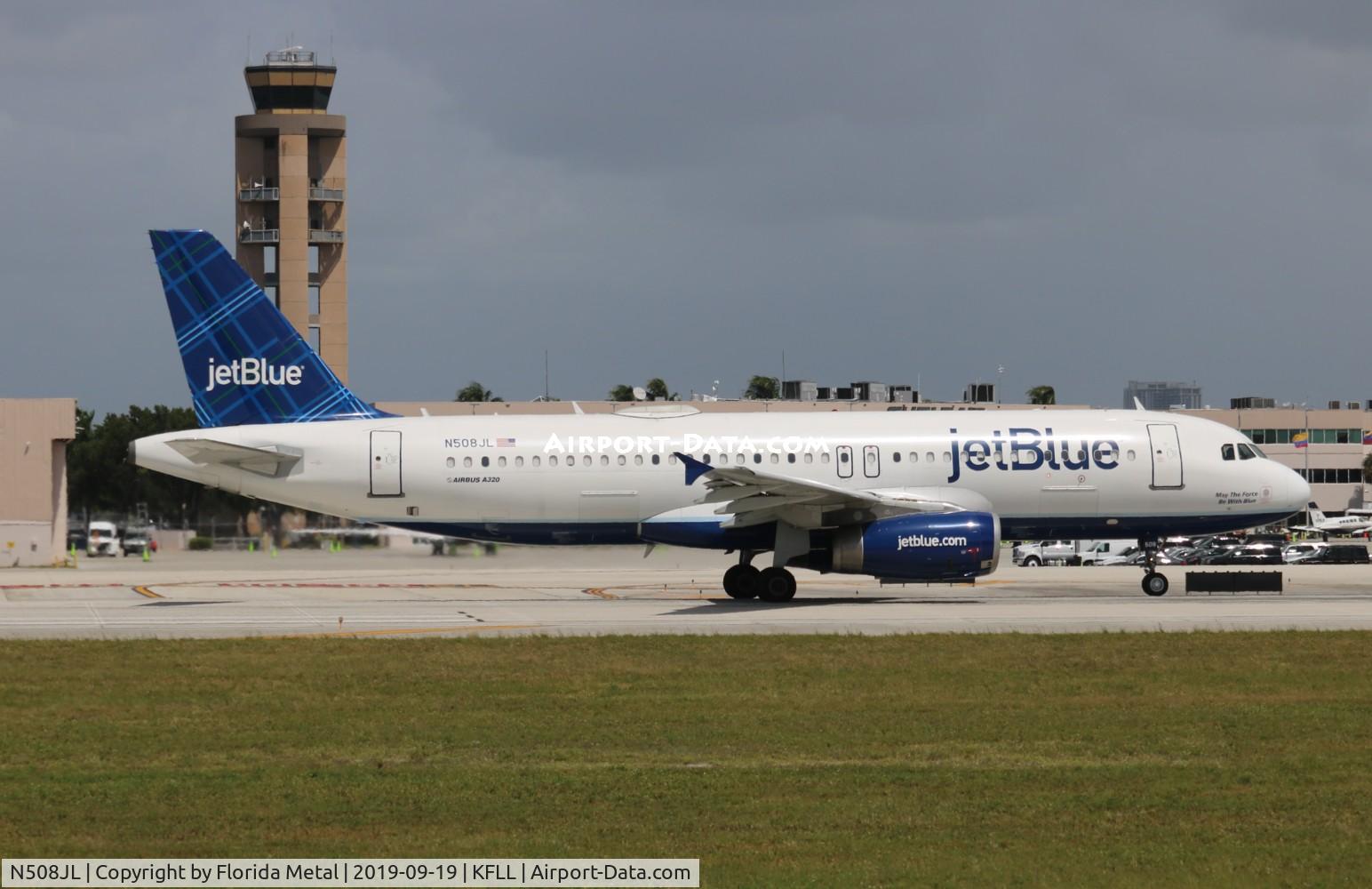 N508JL, 2000 Airbus A320-232 C/N 1257, FLL 2019