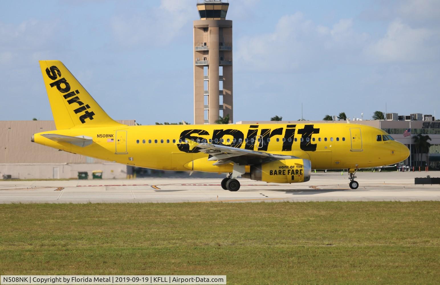 N508NK, 2005 Airbus A319-132 C/N 2567, FLL 2019