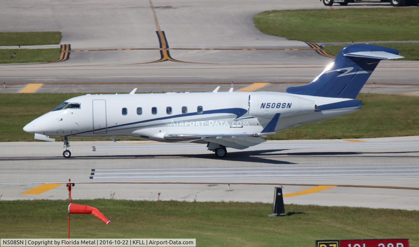 N508SN, 2009 Bombardier Challenger 300 (BD-100-1A10) C/N 20269, FLL 2016