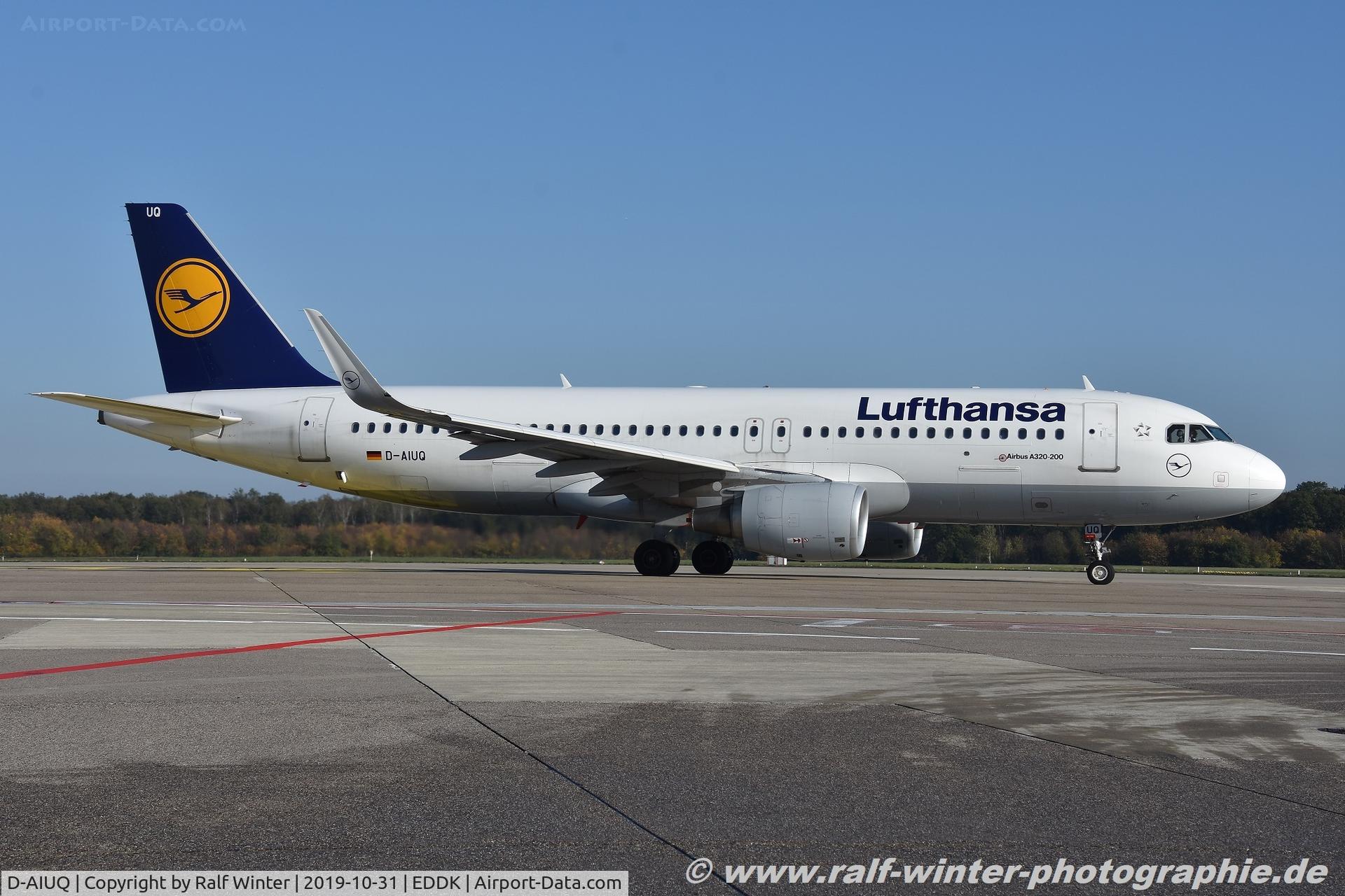 D-AIUQ, 2016 Airbus A320-214 C/N 6947, Airbus A320-214 - LH DLH Lufthansa - 6947 - D-AIUQ - 31.10.2019 - CGN