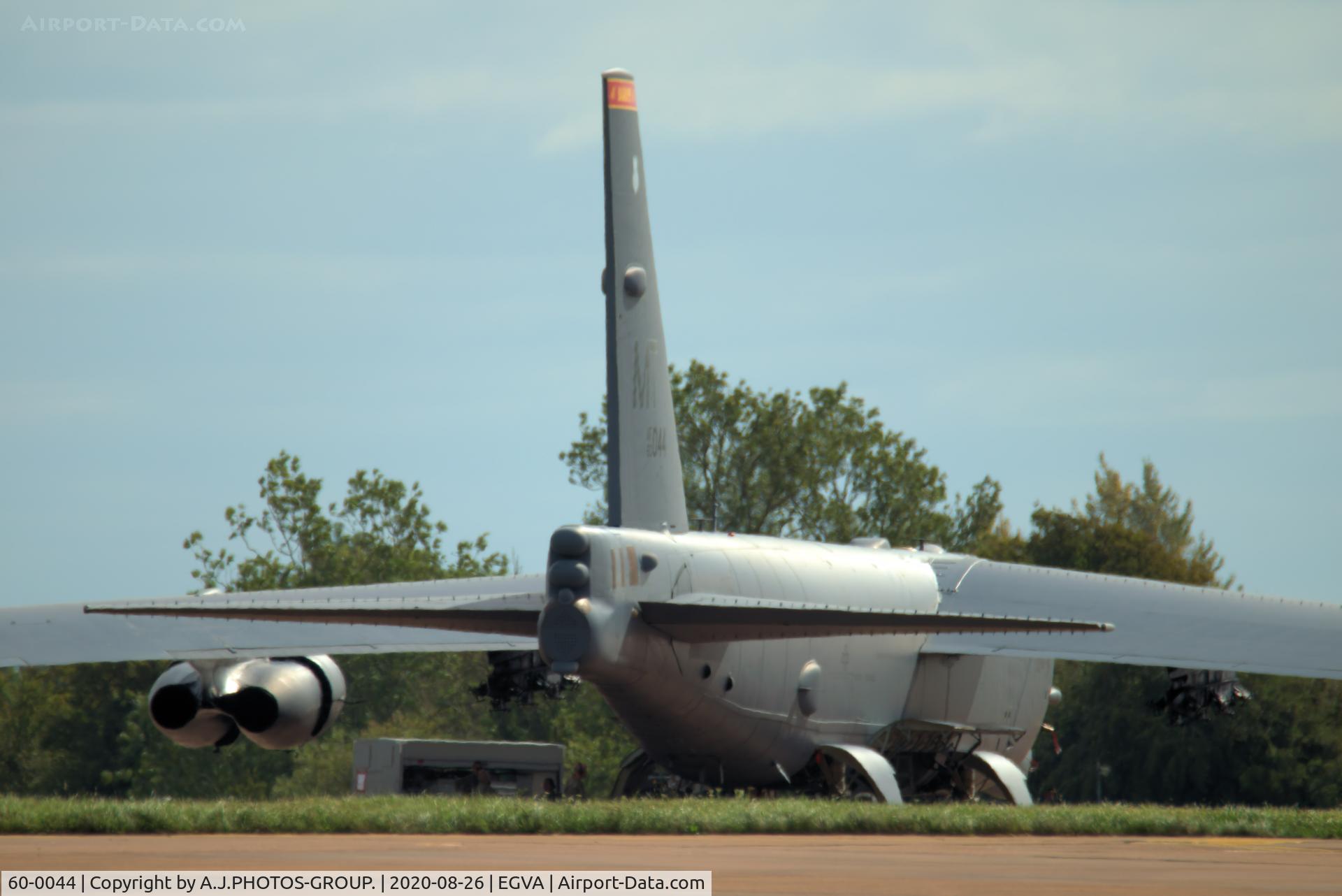 60-0044, 1960 Boeing B-52H Stratofortress C/N 464409, on the ground at RAF fairford uk