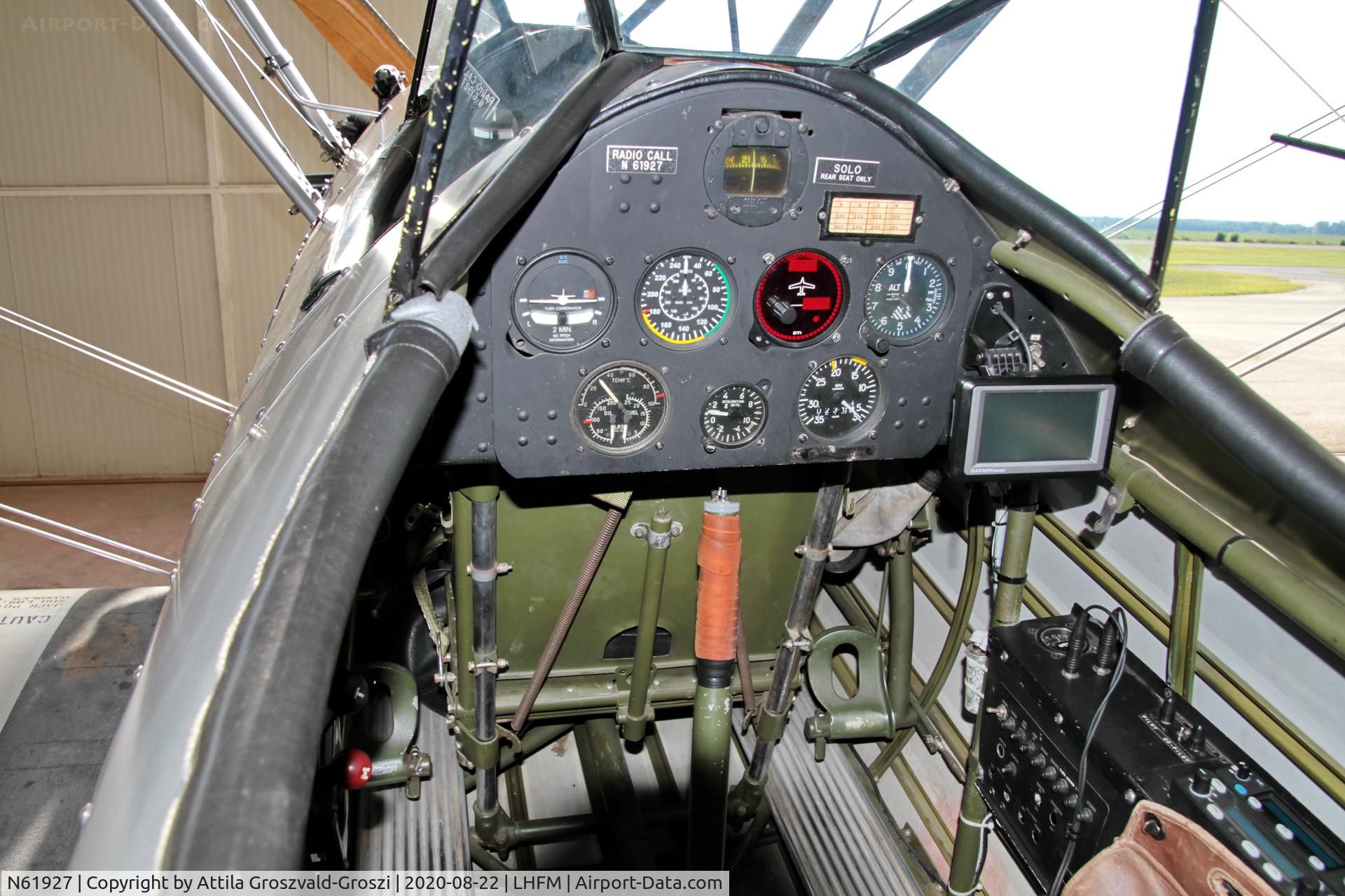 N61927, 1945 Boeing A75 C/N 75-148, LHFM - Fertöszentmiklós, MEIDL Airport, Hungary
