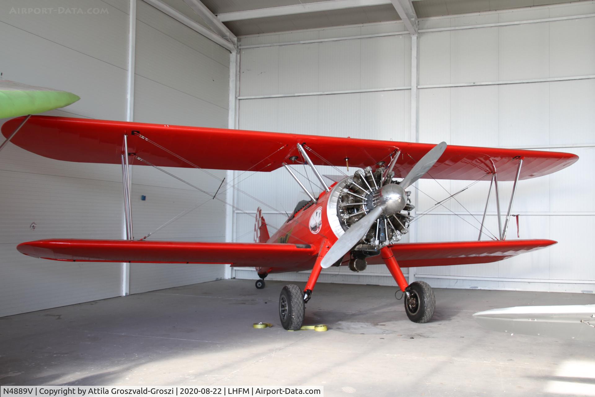N4889V, Boeing E75 C/N 75-5498, LHFM - Fertöszentmiklós, MEIDL Airport, Hungary