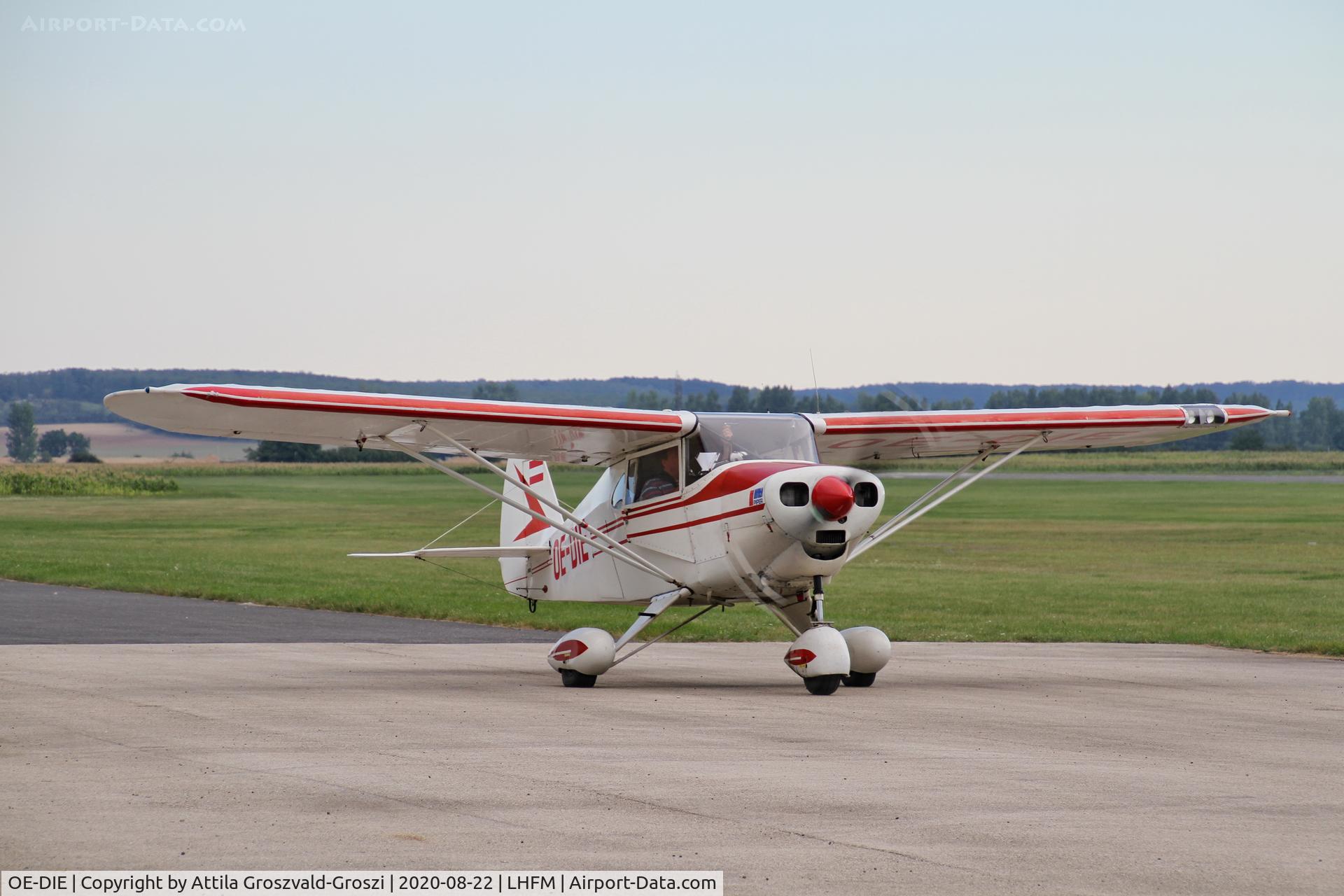 OE-DIE, 1953 Piper PA-22-150 Tri Pacer C/N 22-1067, LHFM - Fertöszentmiklós, MEIDL Airport, Hungary