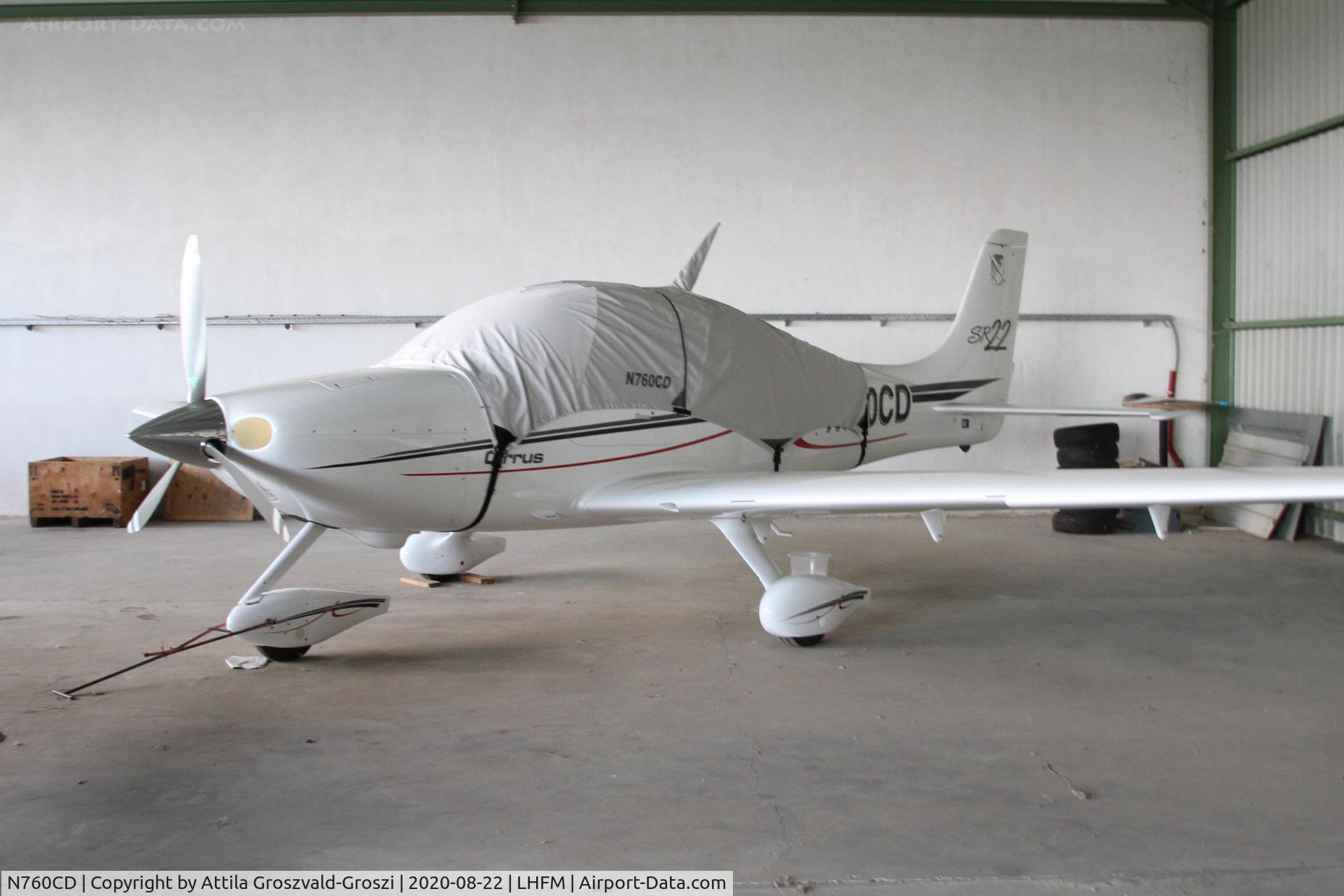 N760CD, 2001 Cirrus SR22 C/N 0084, LHFM - Fertöszentmiklós, MEIDL Airport, Hungary