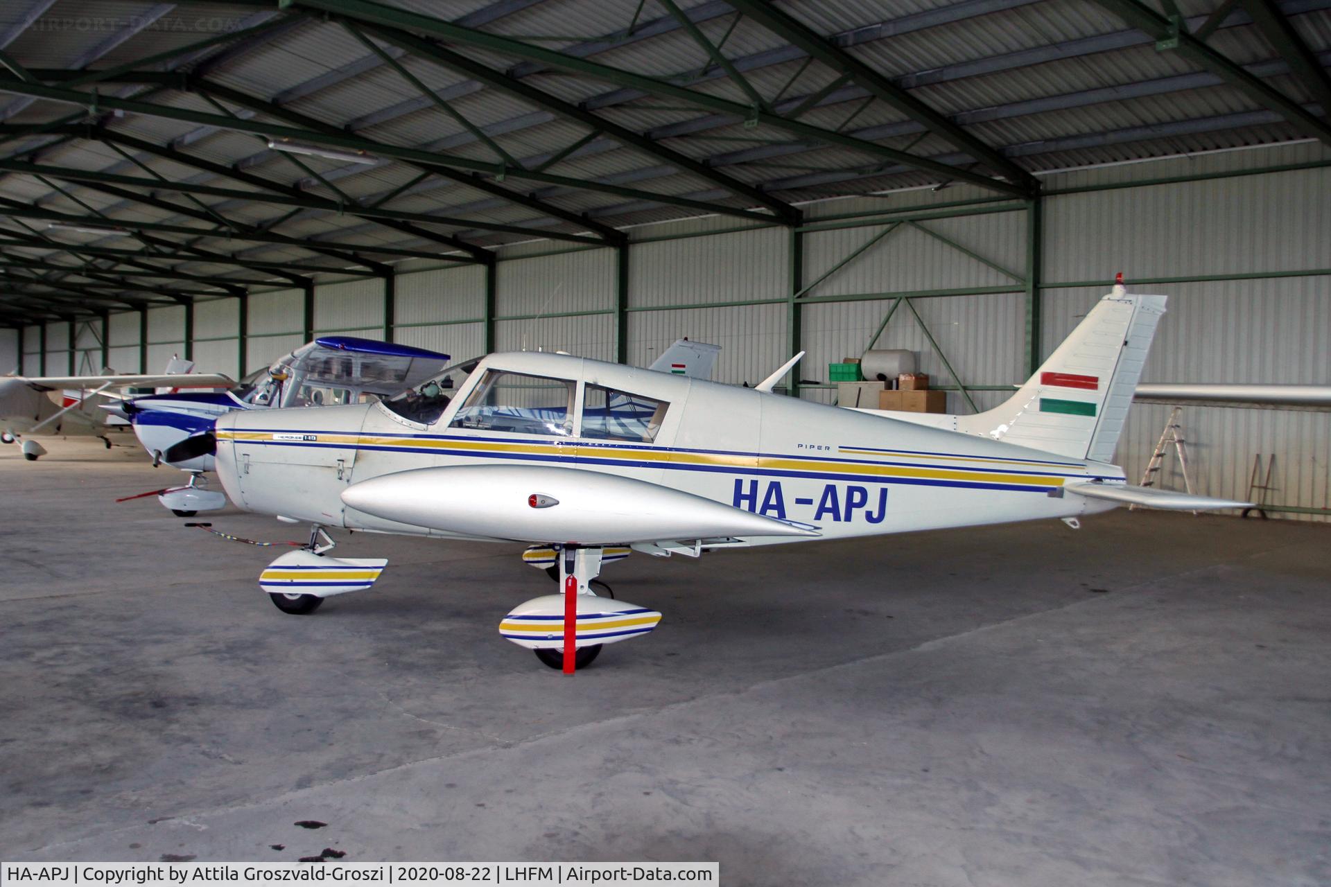 HA-APJ, 1973 Piper PA-28-140 Cherokee Cruiser F C/N 28-7325128, LHFM - Fertöszentmiklós, MEIDL Airport, Hungary