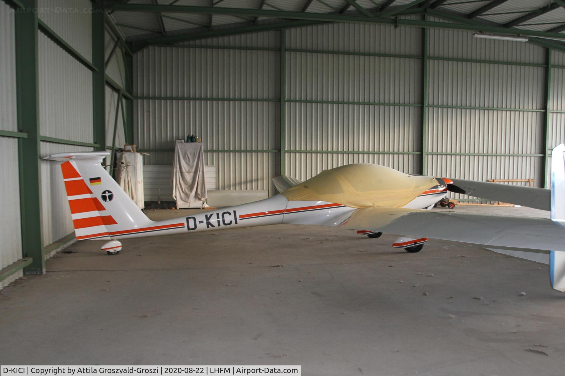 D-KICI, Hoffmann H-36 Dimona C/N 3604, LHFM - Fertöszentmiklós, MEIDL Airport, Hungary