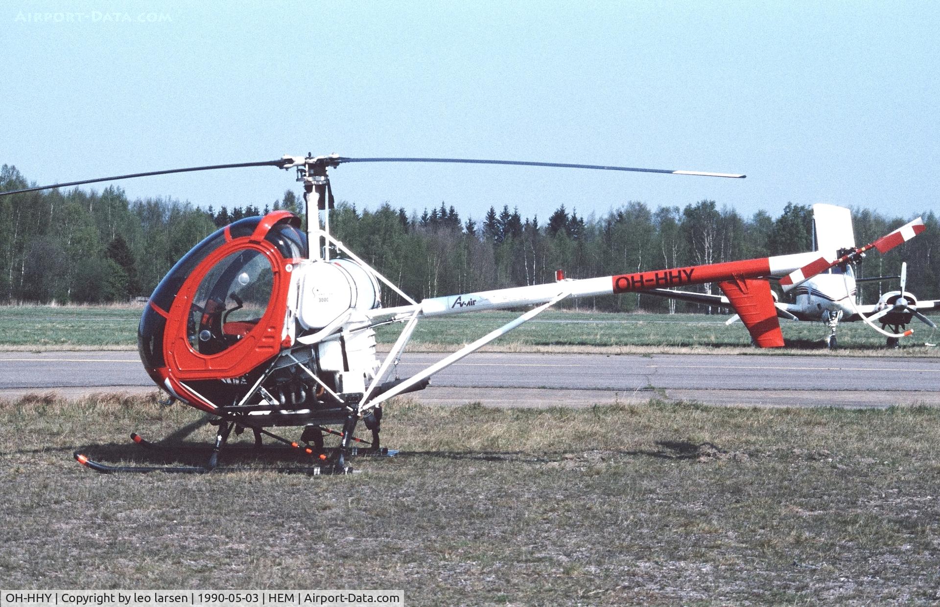 OH-HHY, 1988 Schweizer 269C-300 C/N S-1352, Malmi 3.5.1990