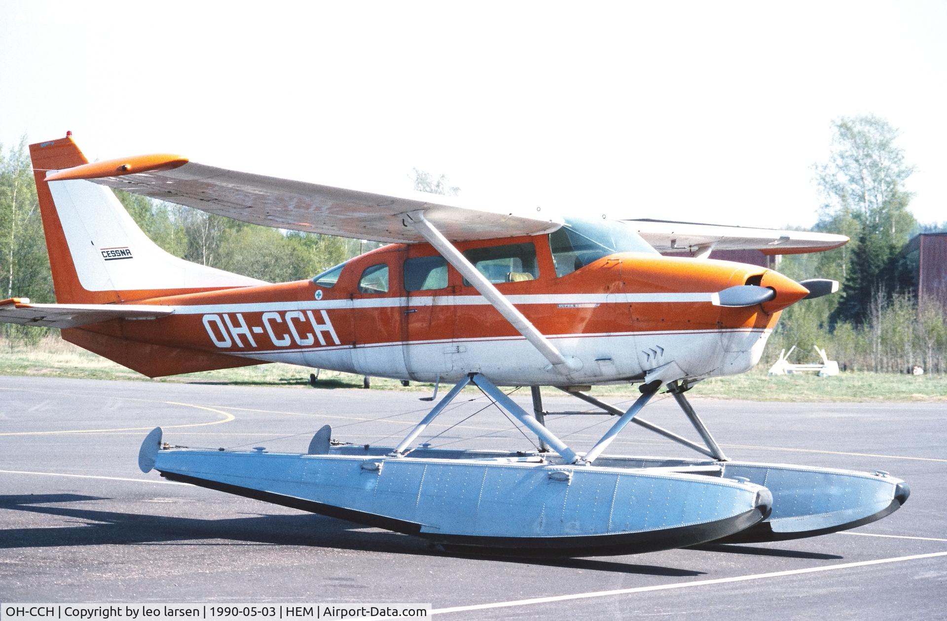 OH-CCH, 1968 Cessna U206C Super Skywagon Super Skywagon C/N 1021, Malmi 3.5.1990