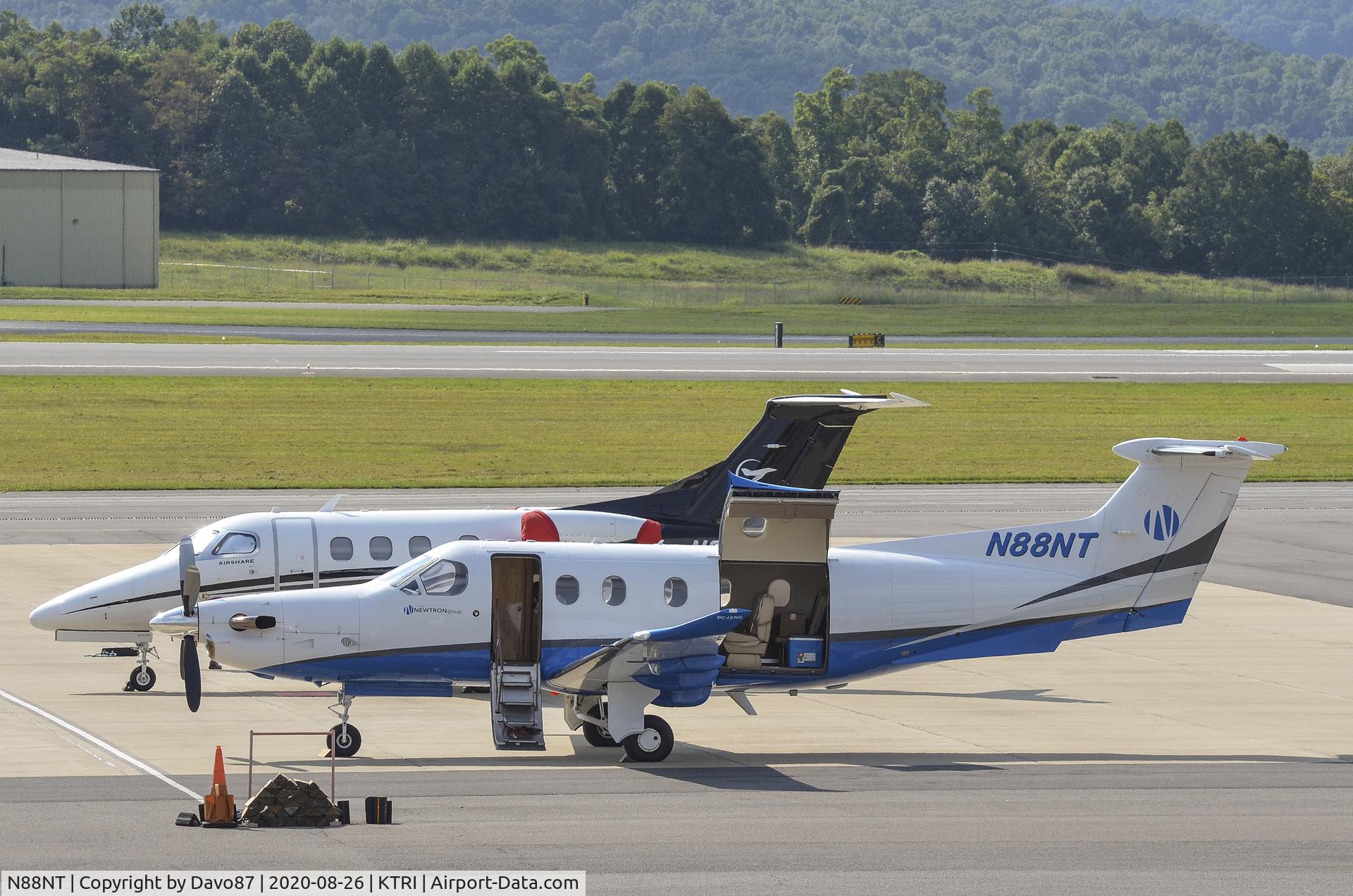 N88NT, 2009 Pilatus PC-12/47E C/N 1170, Parked on the ramp at Tri-Cities Airport.