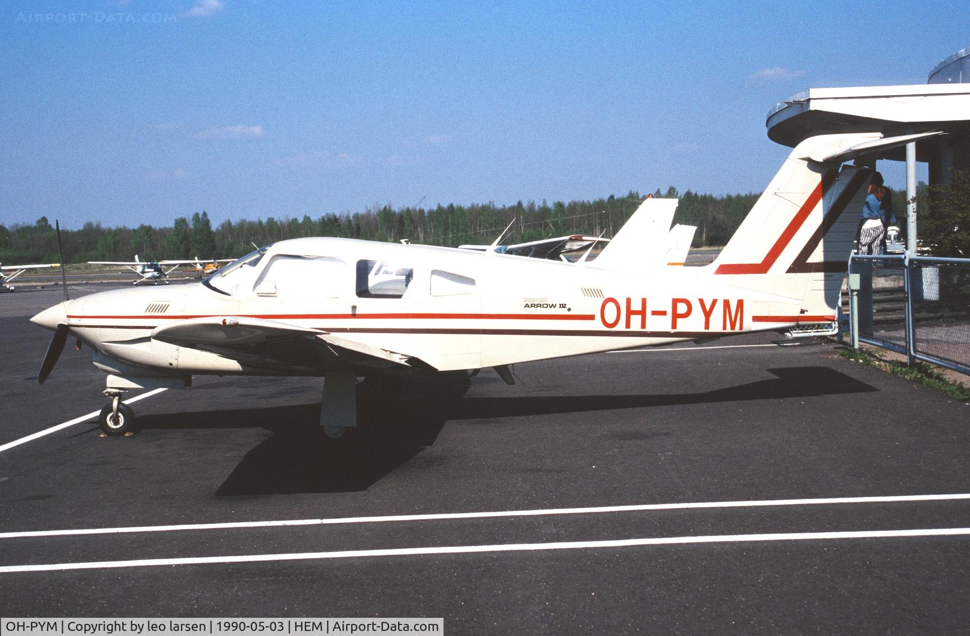 OH-PYM, Piper PA-28RT Arrow 4 C/N 28R-8131139, Malmi 3.5.1990