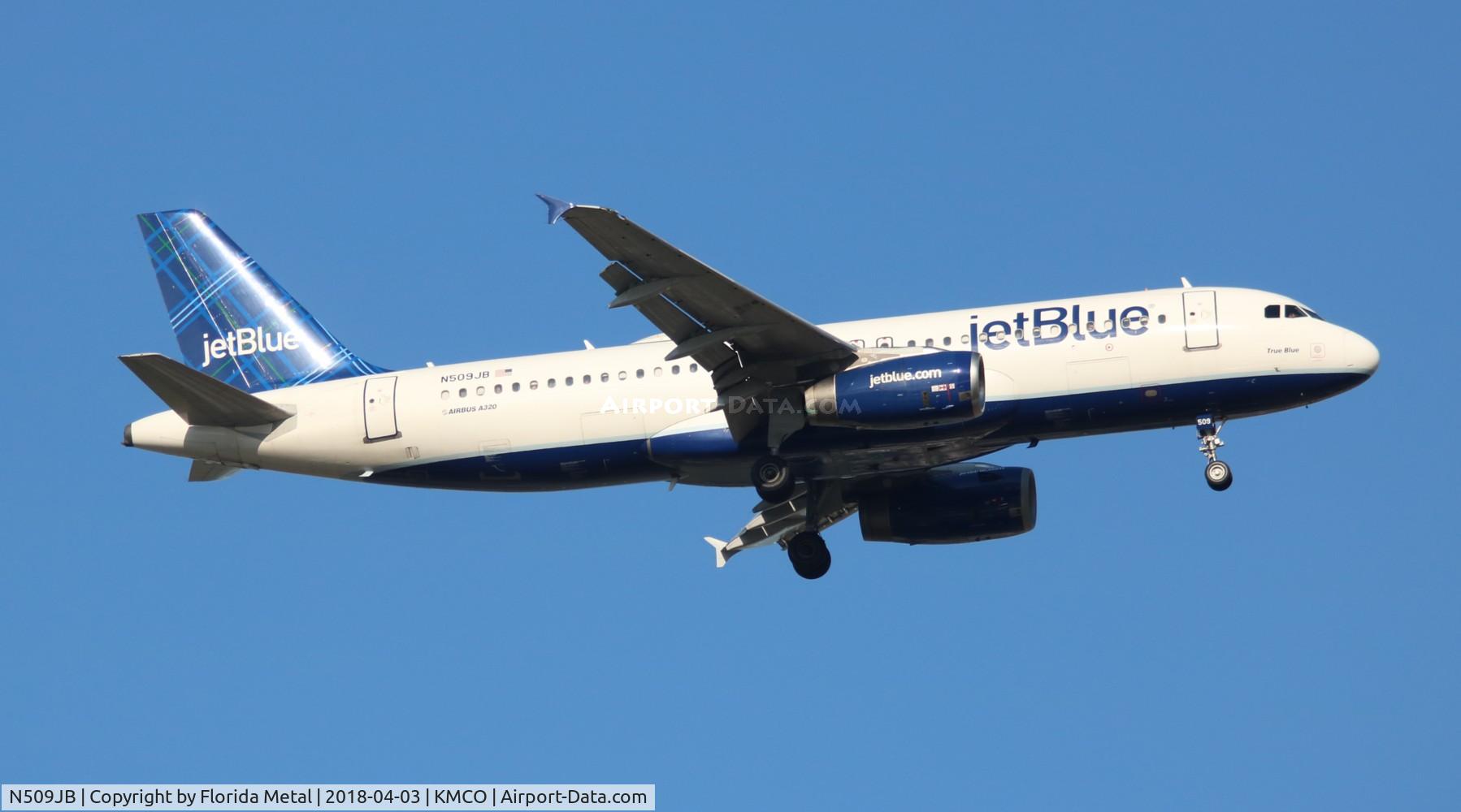 N509JB, 2000 Airbus A320-232 C/N 1270, MCO 2018