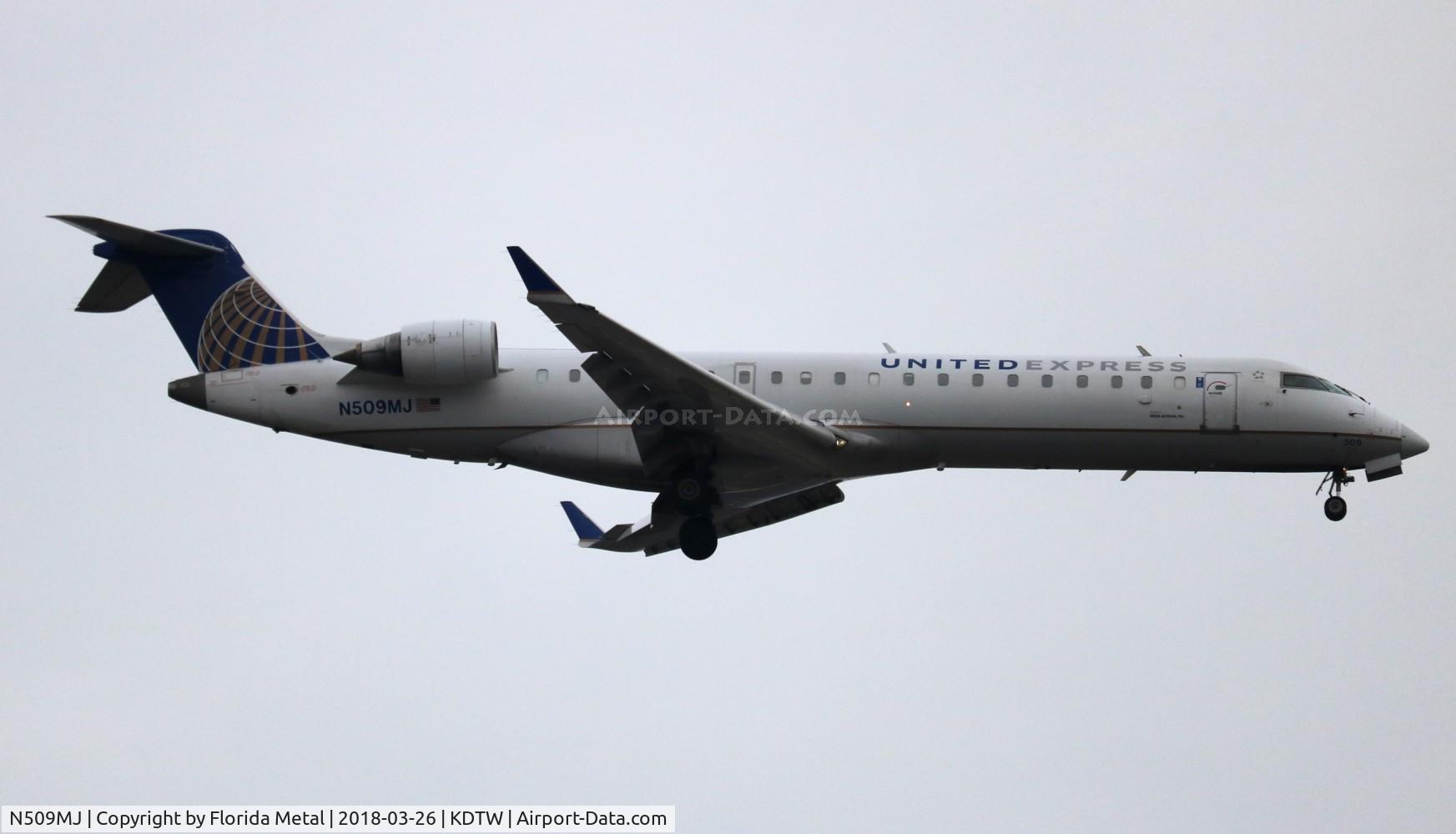 N509MJ, 2003 Bombardier CRJ-700 (CL-600-2C10) Regional Jet C/N 10094, DTW 2018
