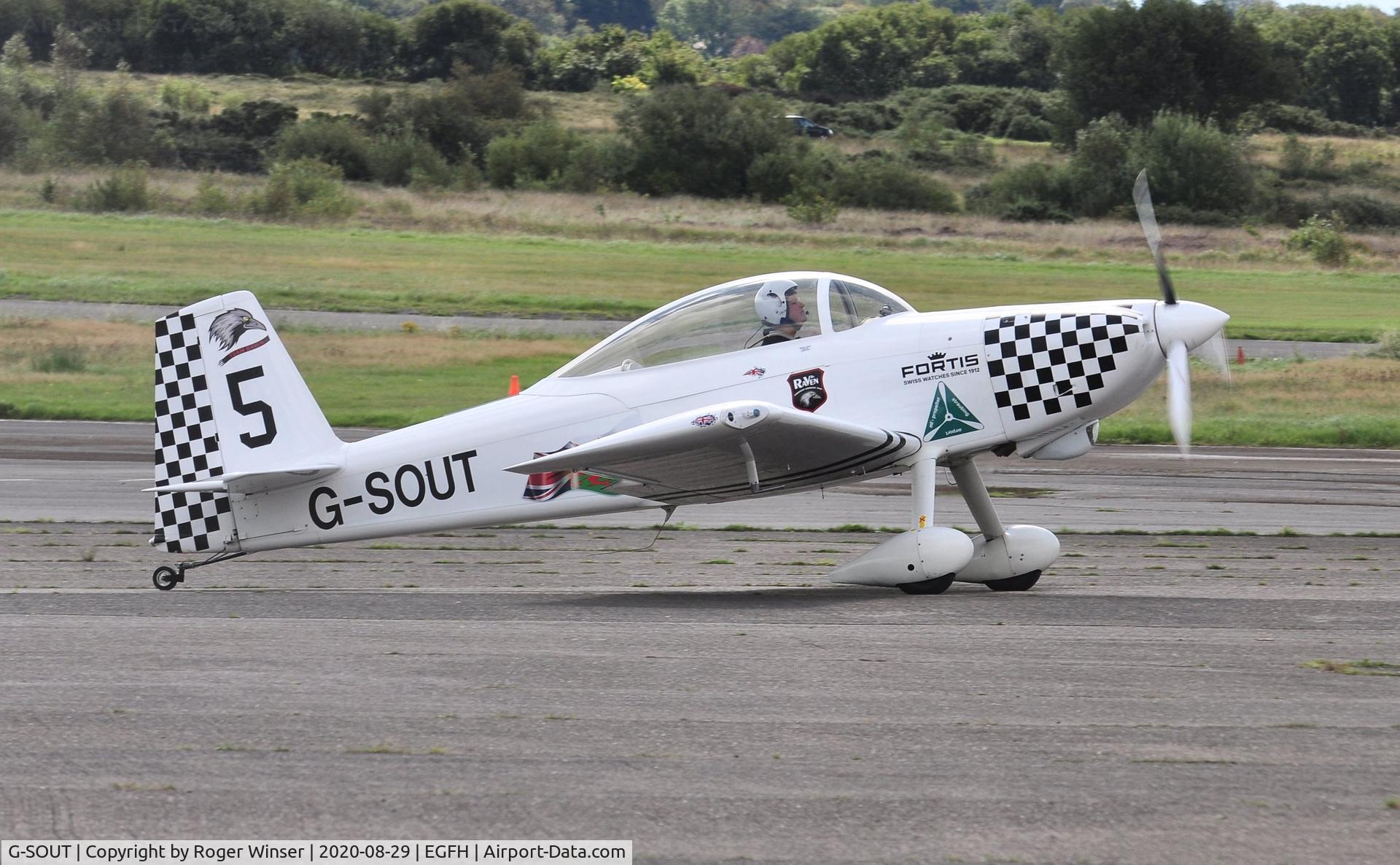 G-SOUT, 2006 Vans RV-8 C/N PFA 303-13295, Visiting RV-8 (Raven 5 in Team Raven)