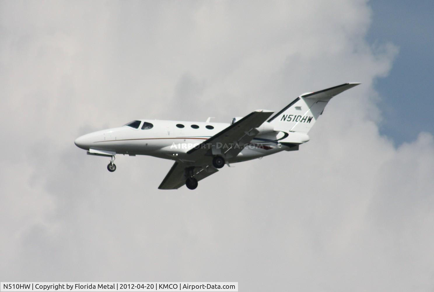N510HW, Cessna 510 Citation Mustang C/N 510-0290, MCO 2012