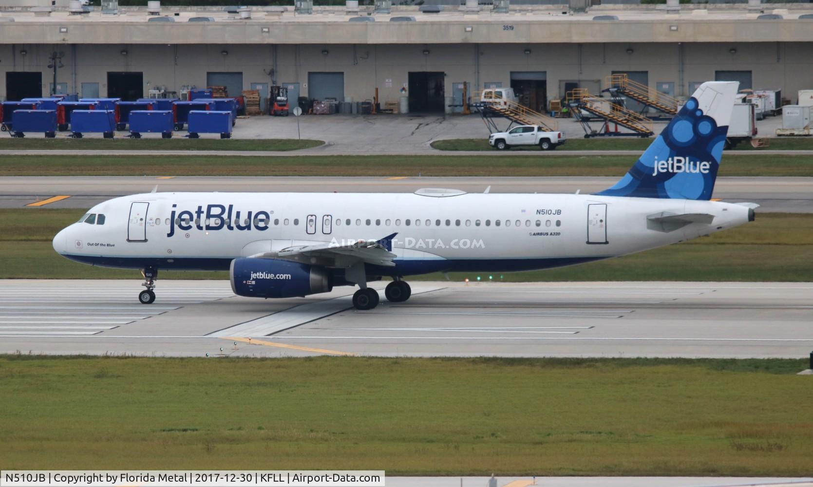 N510JB, 2000 Airbus A320-232 C/N 1280, FLL 2017