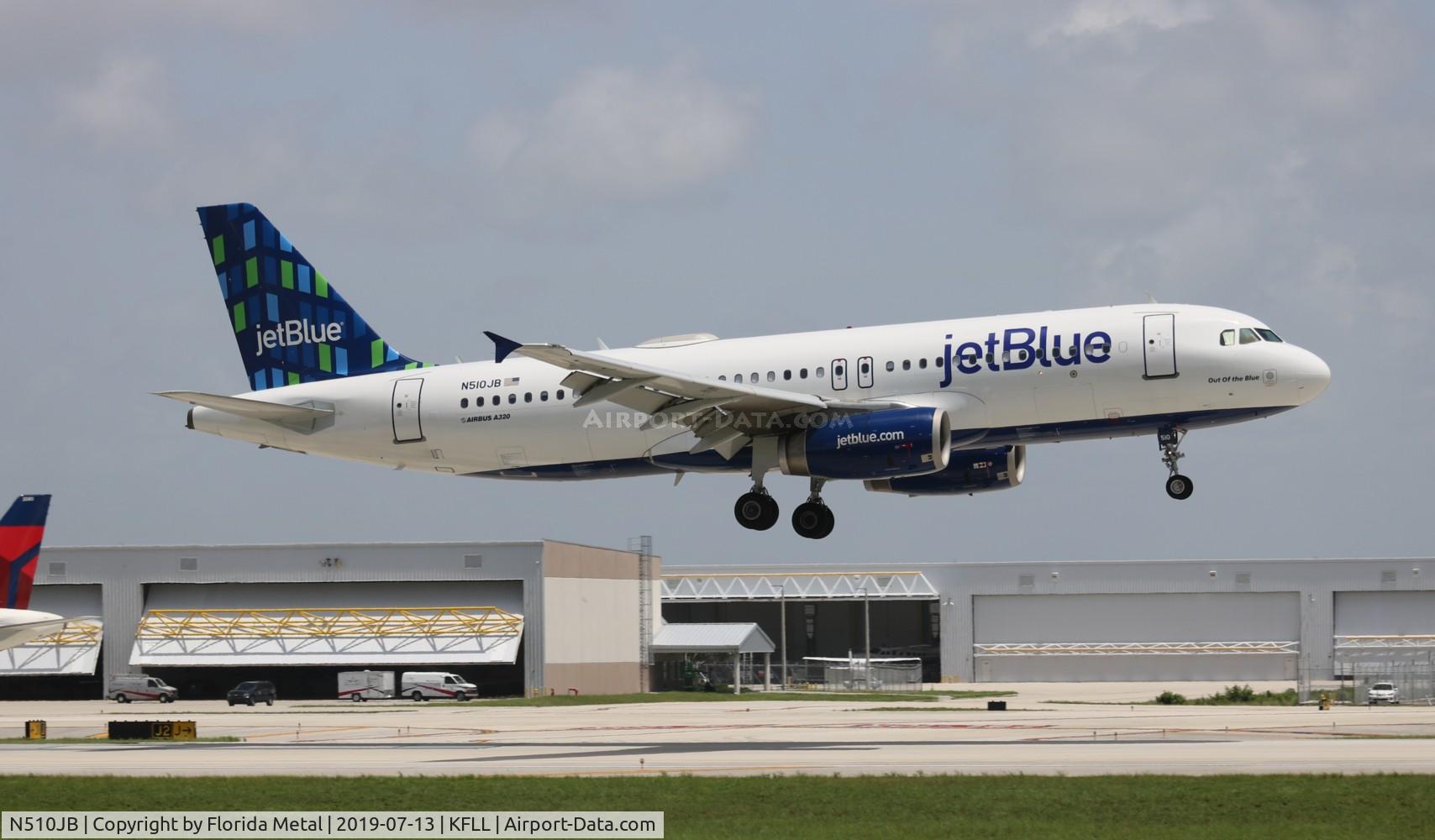 N510JB, 2000 Airbus A320-232 C/N 1280, FLL 2019