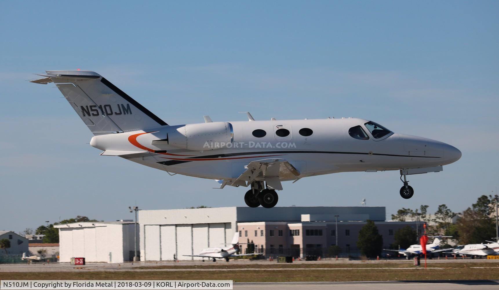 N510JM, 2007 Cessna 510 Citation Mustang C/N 510-0051, ORL 2018