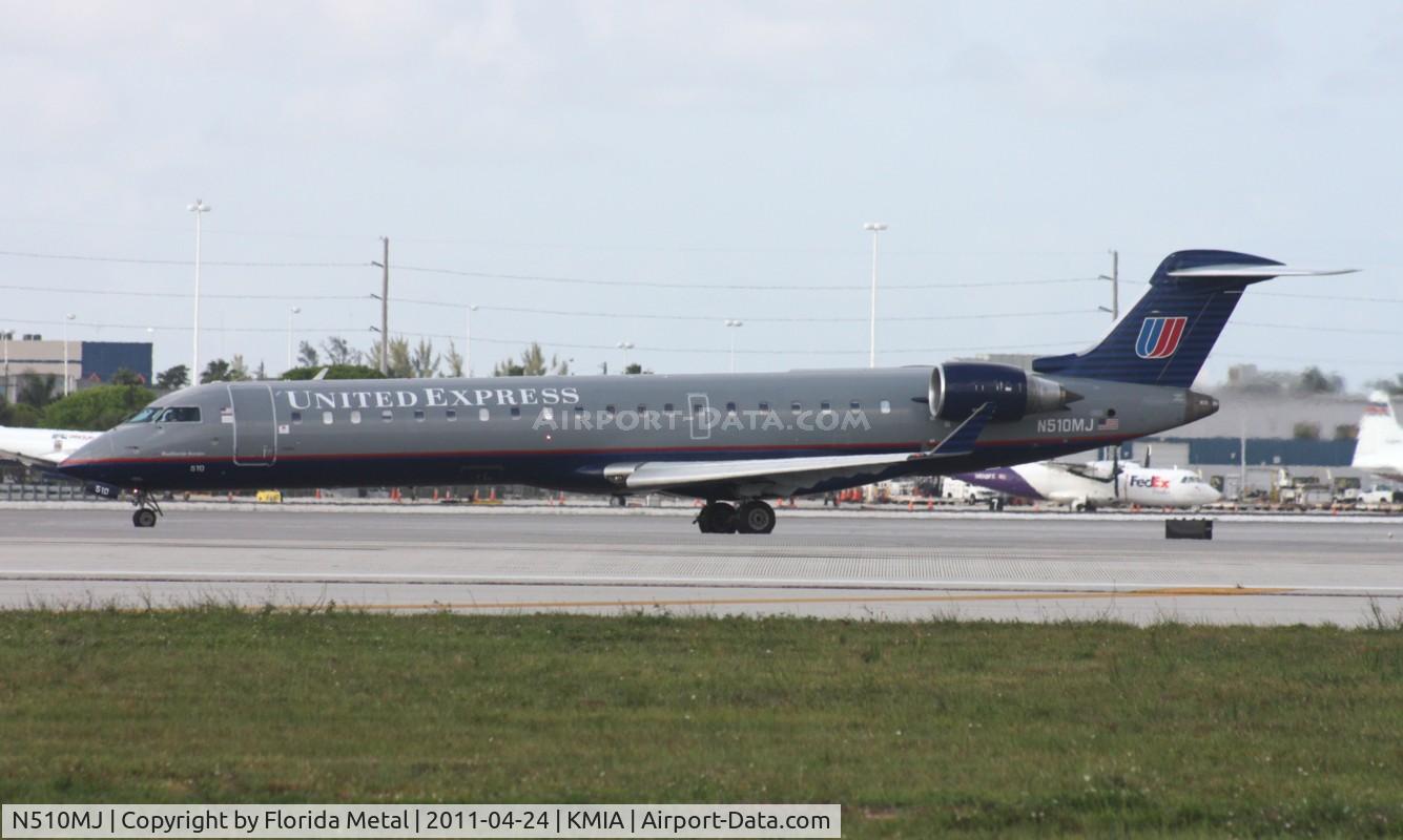 N510MJ, 2003 Bombardier CRJ-700 (CL-600-2C10) Regional Jet C/N 10101, MIA 2011
