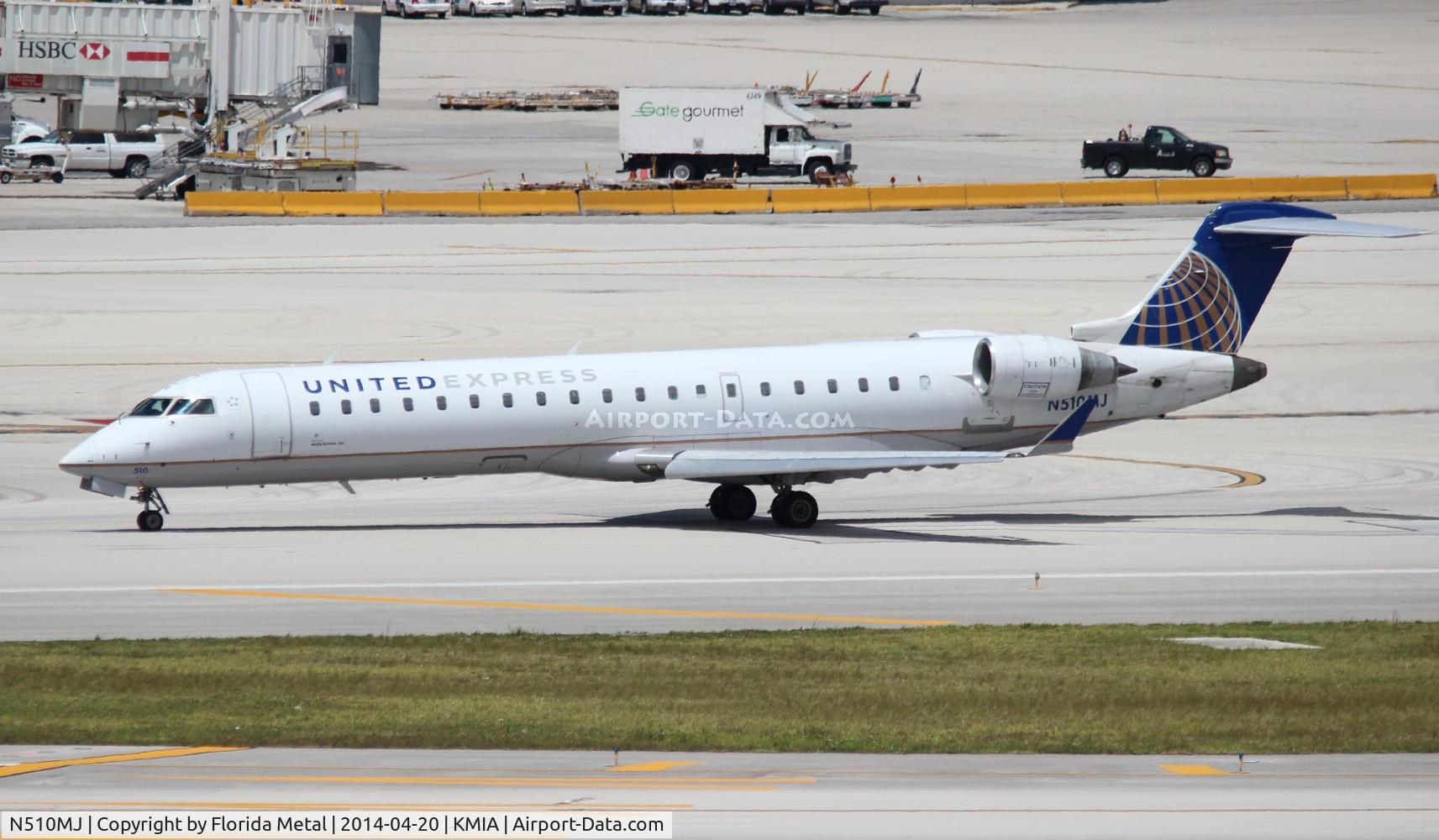 N510MJ, 2003 Bombardier CRJ-700 (CL-600-2C10) Regional Jet C/N 10101, MIA 2014