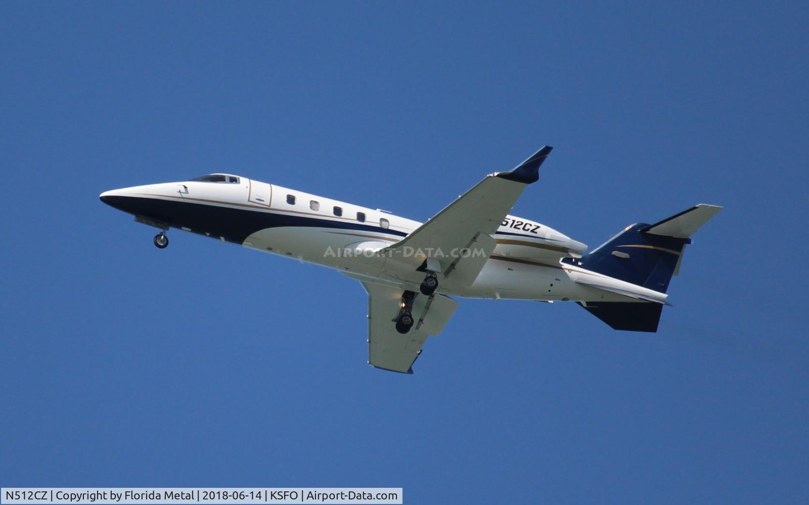 N512CZ, 2001 Learjet 60 C/N 210, SFO 2018