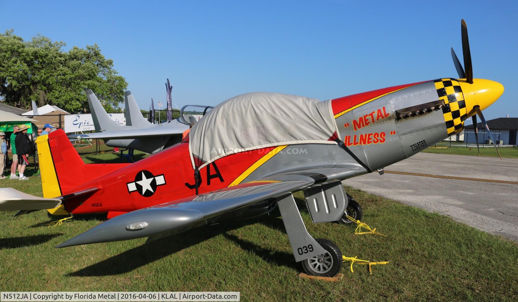 N512JA, Titan T-51 Mustang C/N 39, SNF 2016