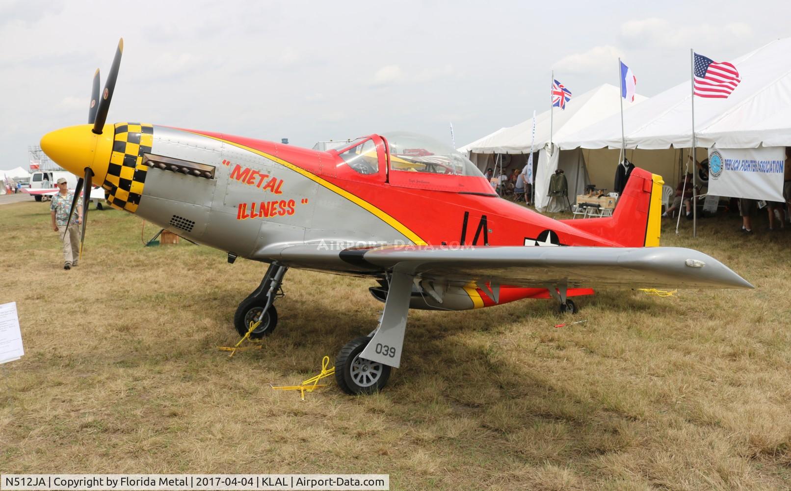 N512JA, Titan T-51 Mustang C/N 39, SNF 2017