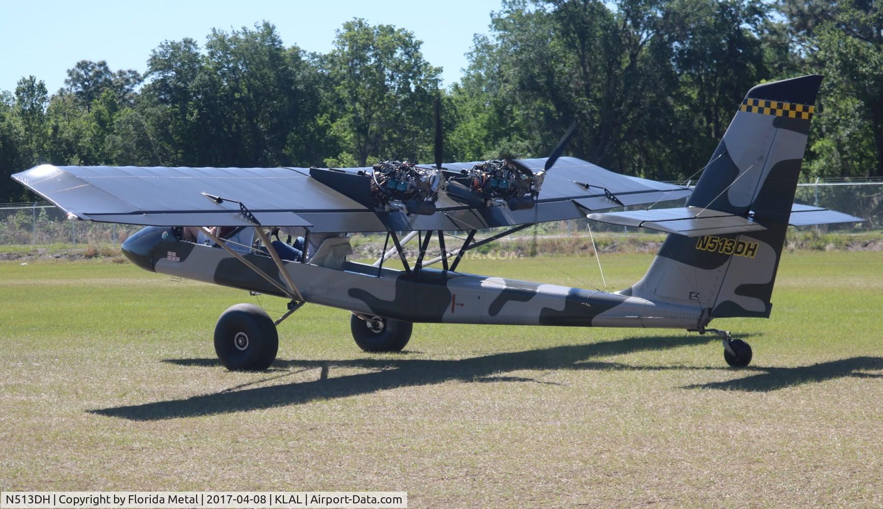 N513DH, 2002 Leza-Lockwood Air Cam C/N AC115, SNF 2017
