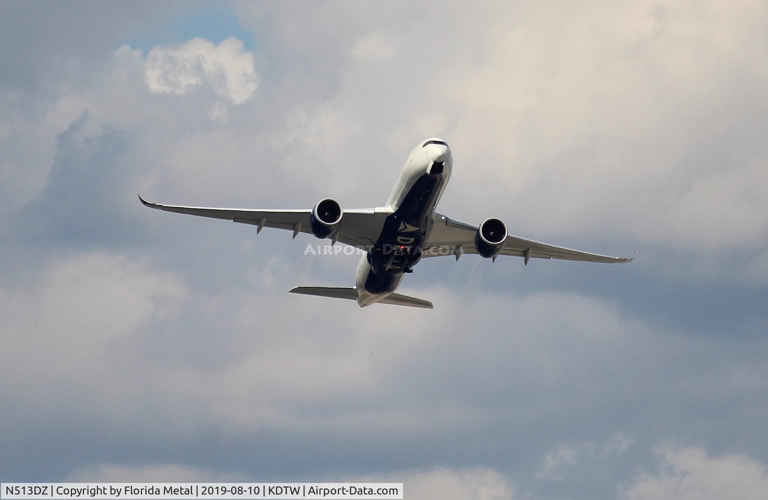 N513DZ, 2019 Airbus A350-941 C/N 277, DTW 2019