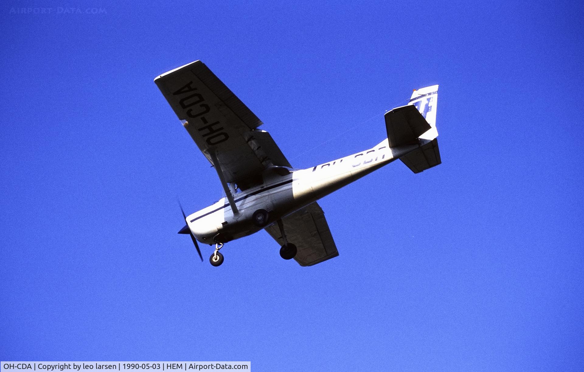 OH-CDA, 1970 Cessna 150K Aerobat C/N 0034, Malmi 3.5.1990