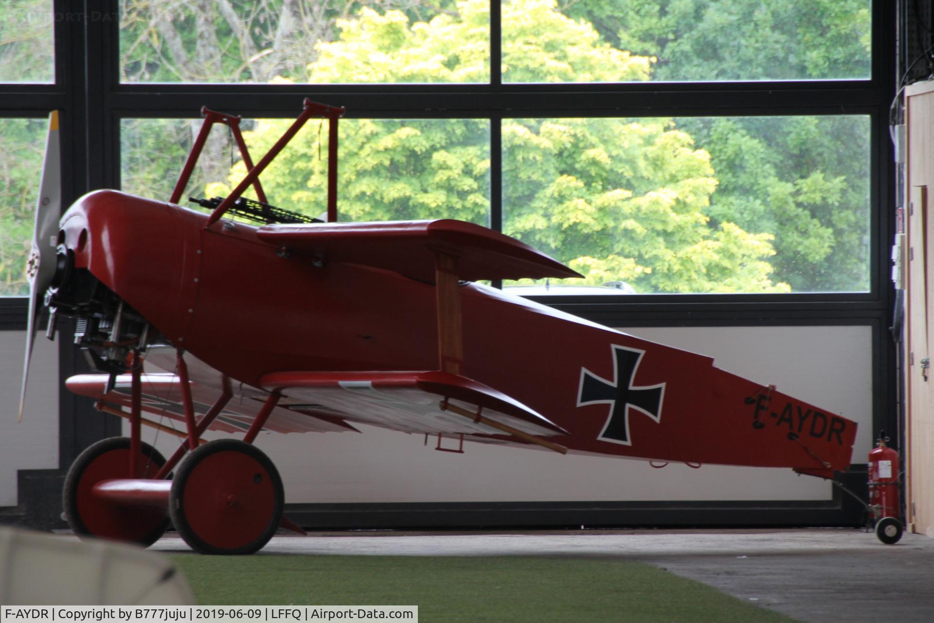 F-AYDR, 2011 Fokker Dr.1 Triplane Replica C/N 11178, at La Ferté-Alais