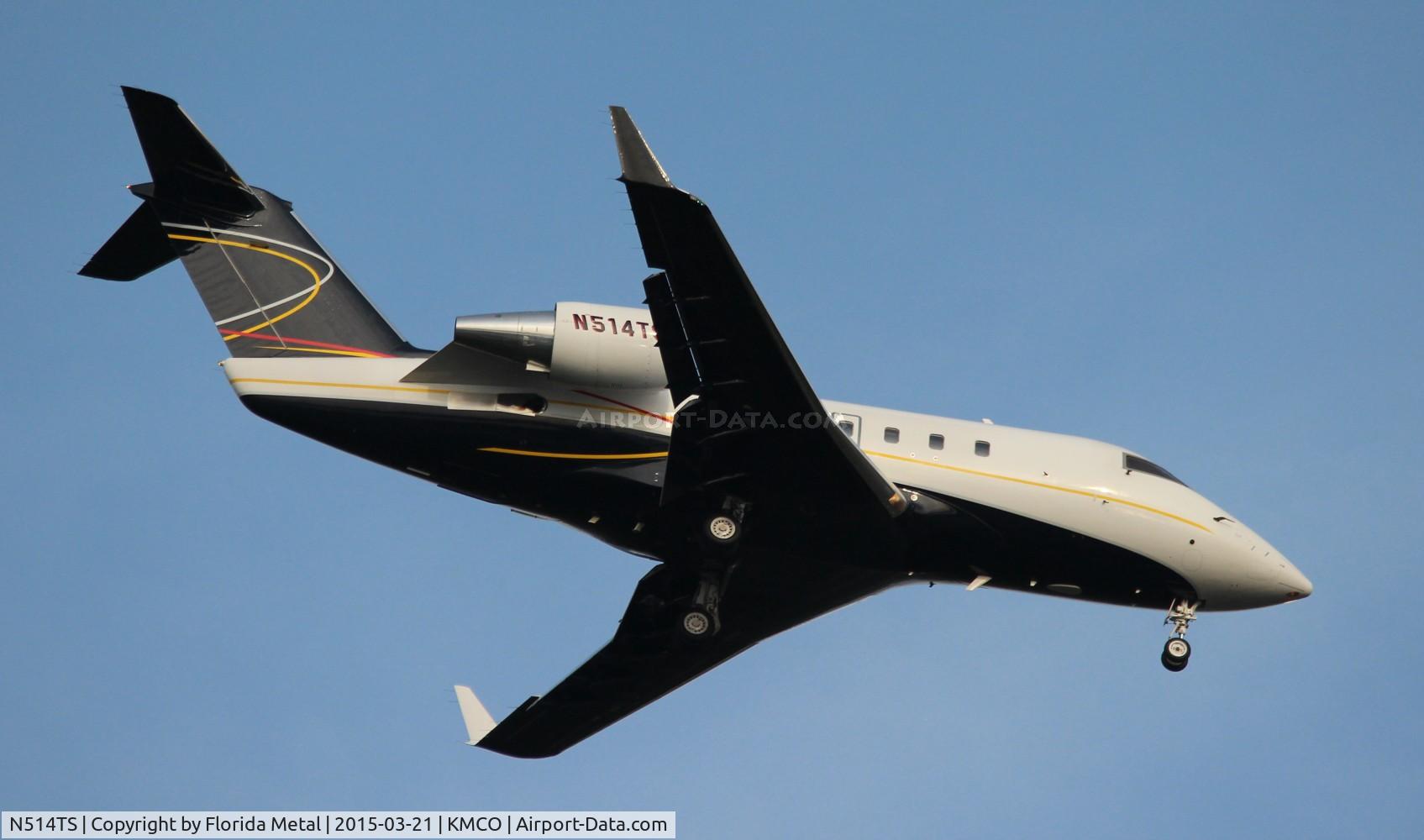 N514TS, Canadair Challenger 601-3A (CL-600-2B16) C/N 5014, MCO 2015