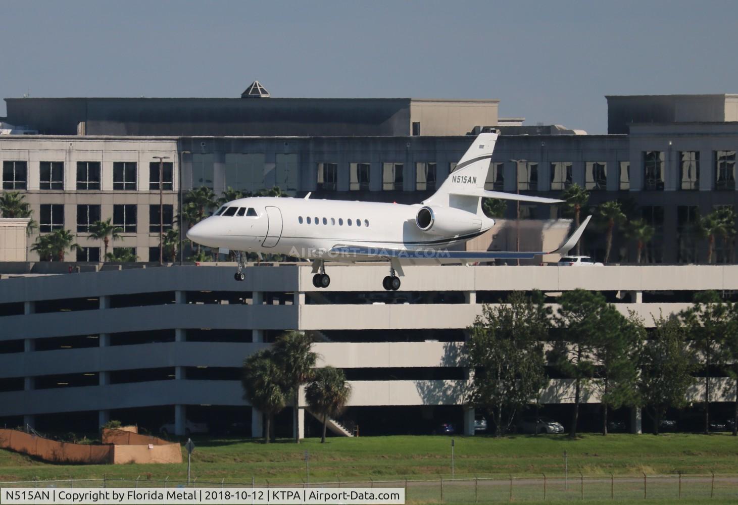N515AN, 2015 Dassault Falcon 2000EX C/N 284, TPA 2018