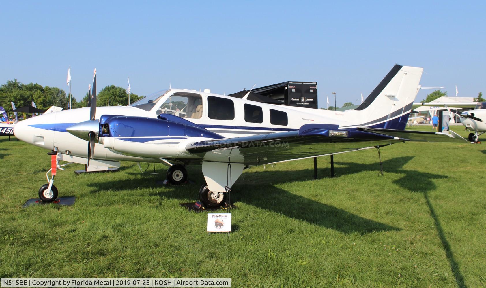 N515BE, 2019 Beechcraft G58 Baron C/N TH-2515, OSH 2019